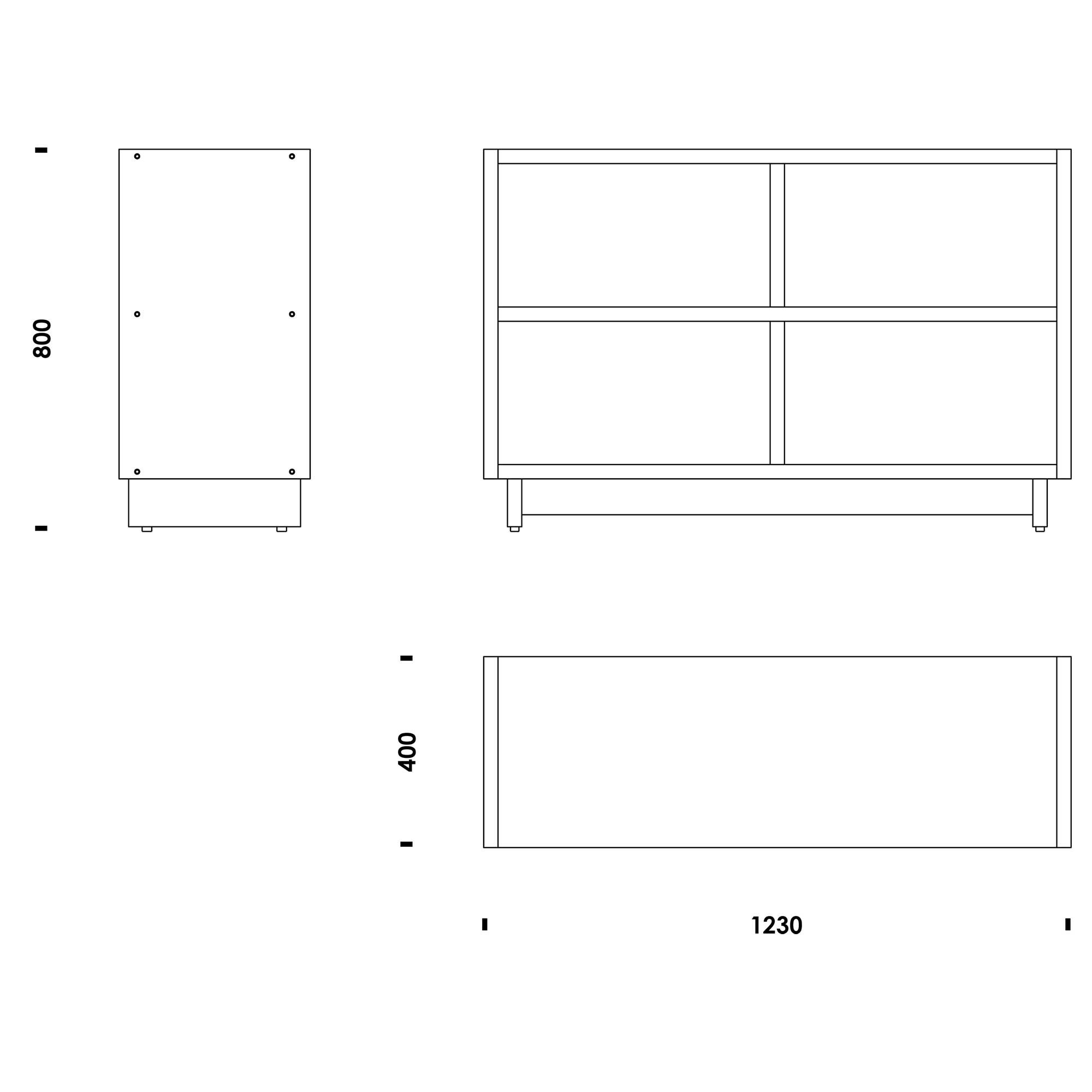 Plank Bookcase Medium