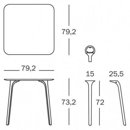 Table First Outdoor rectangular