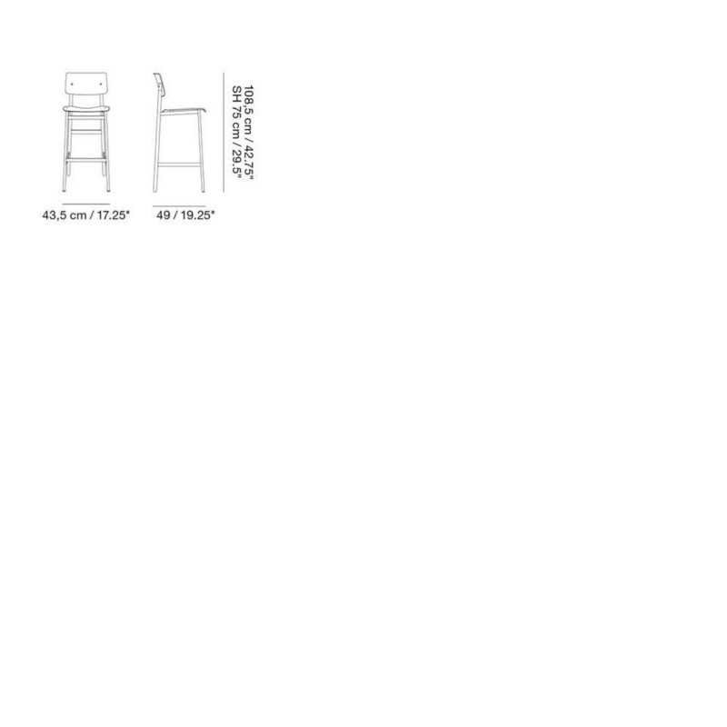 Loft Bar Stool 65cm