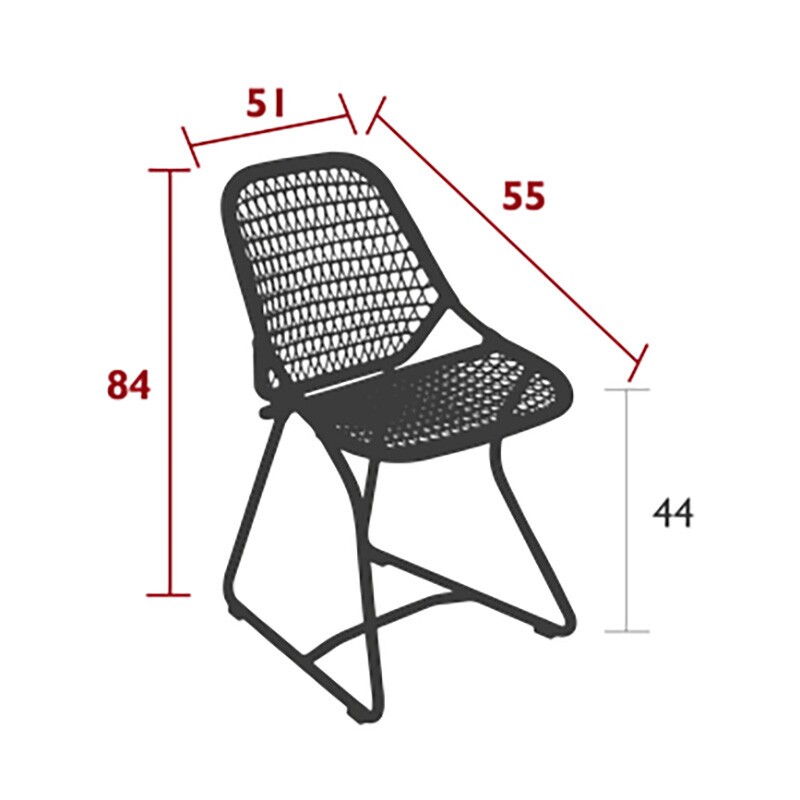 Sixties Garden Chair Stackable