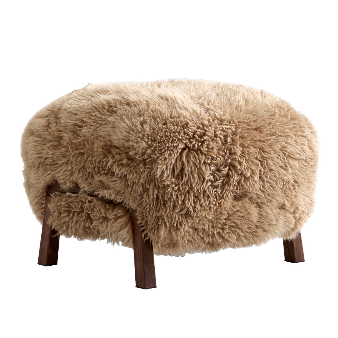 Wulff ATD3 Pouf Frame Walnut