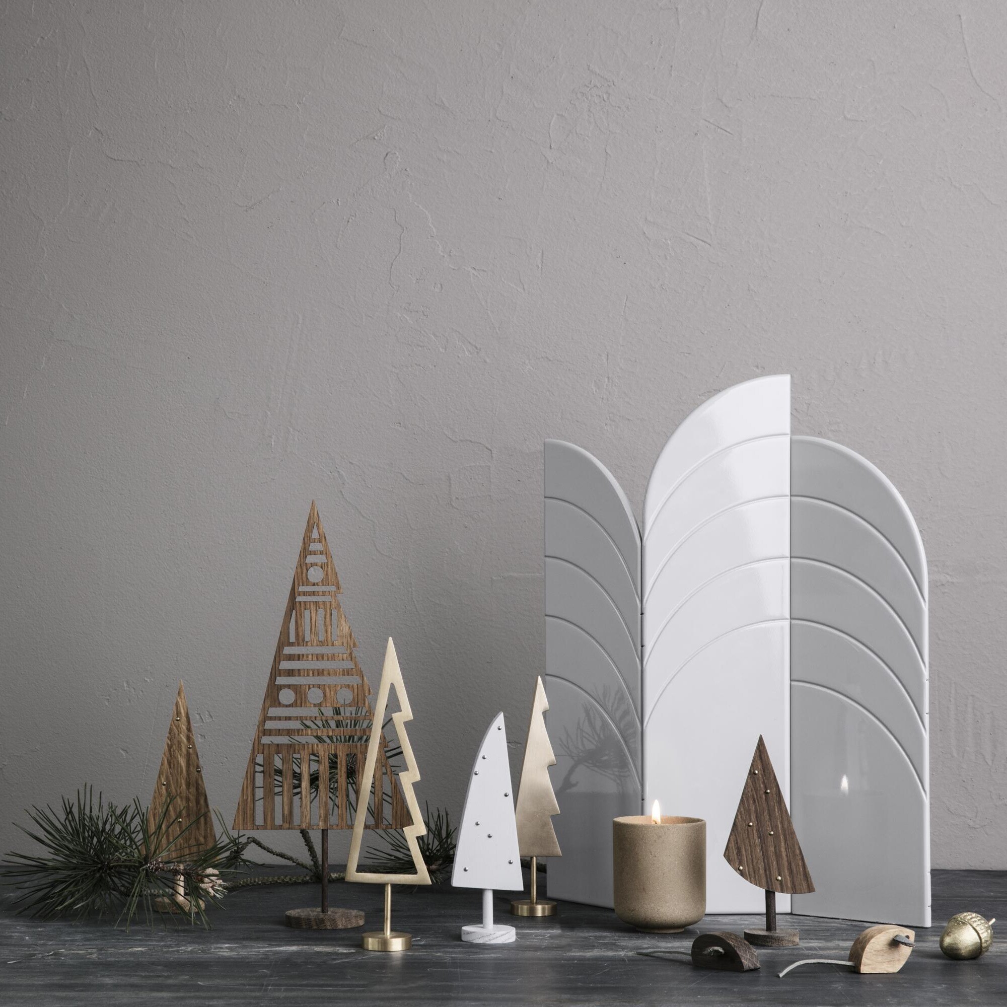 Winterland Brass Christmas Tree