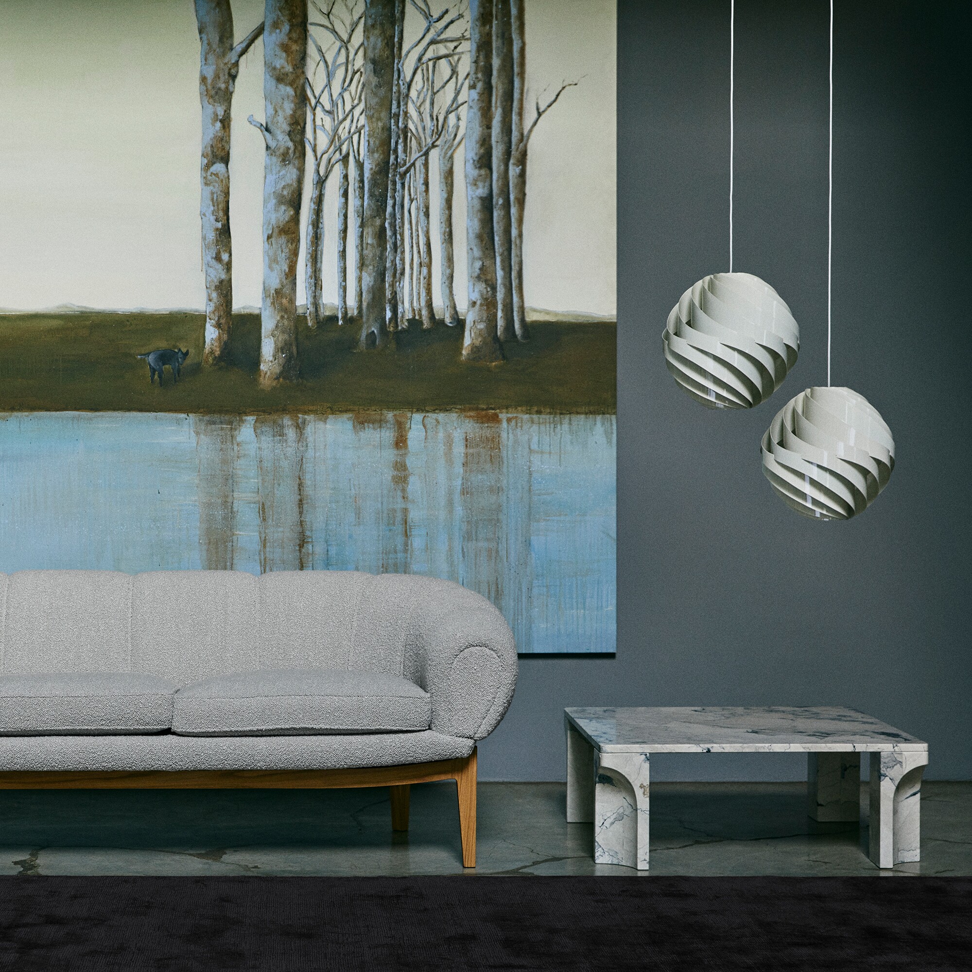 Turbo Suspension Lamp Ø36cm