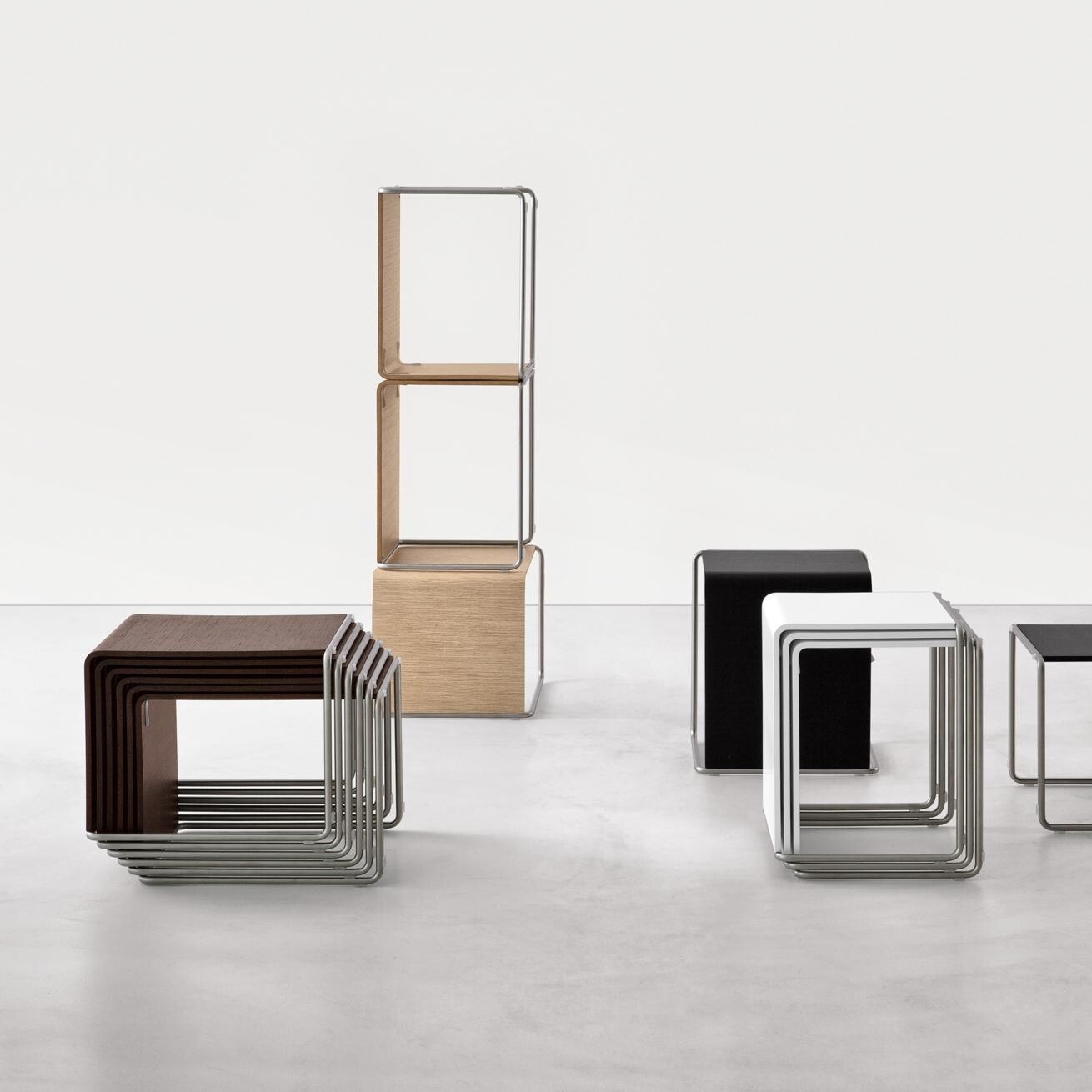 Ueno T50 Side Table/Stool Seat lacquered