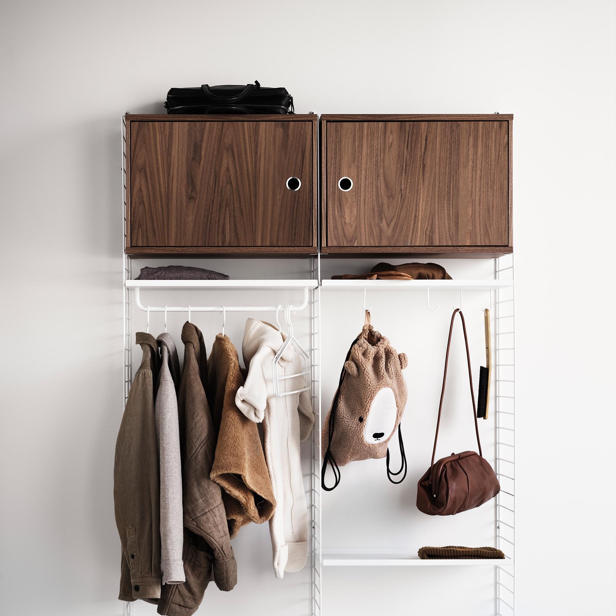 String System Cabinet with swing door 58x42x30cm