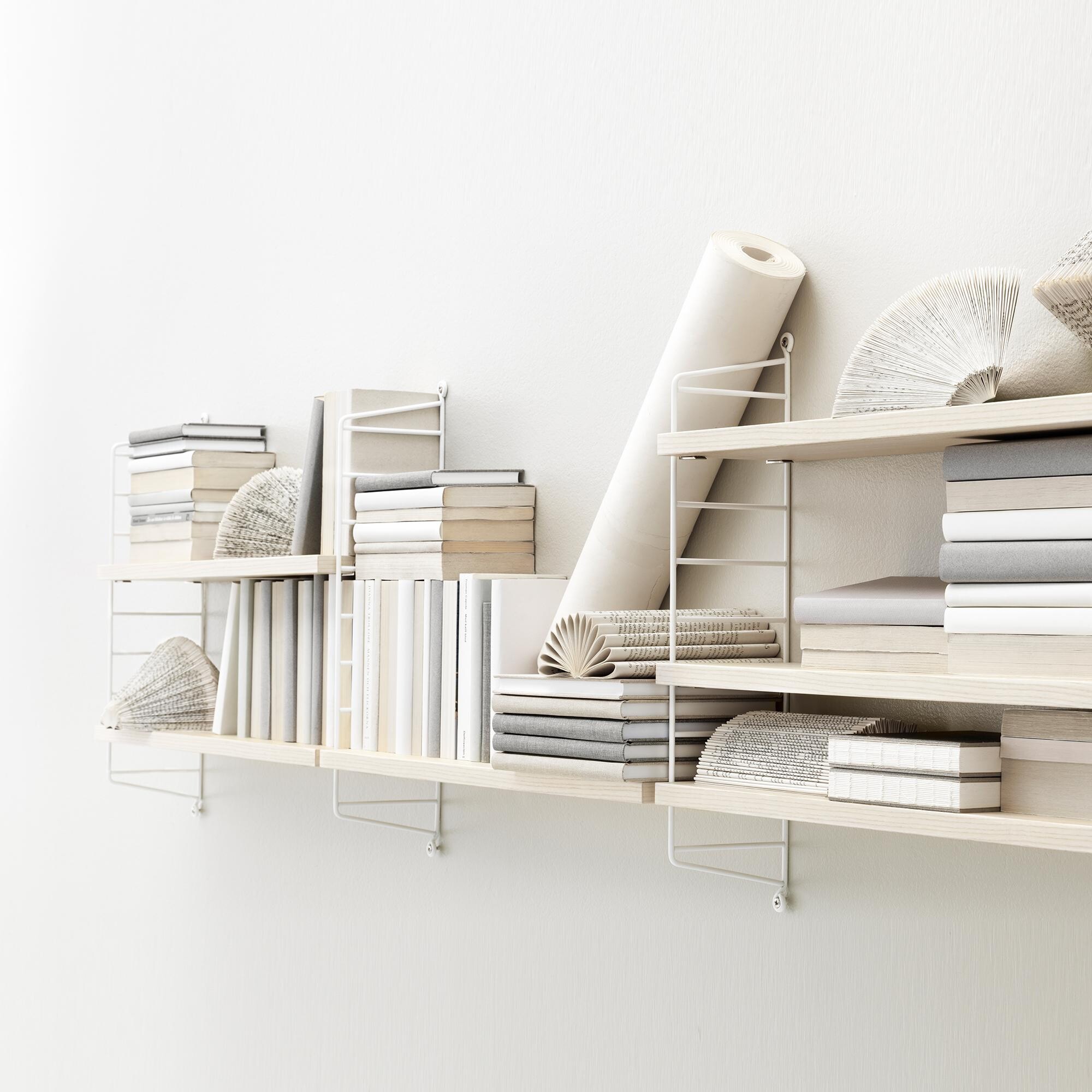 String System Shelves Set of 3 78x30cm