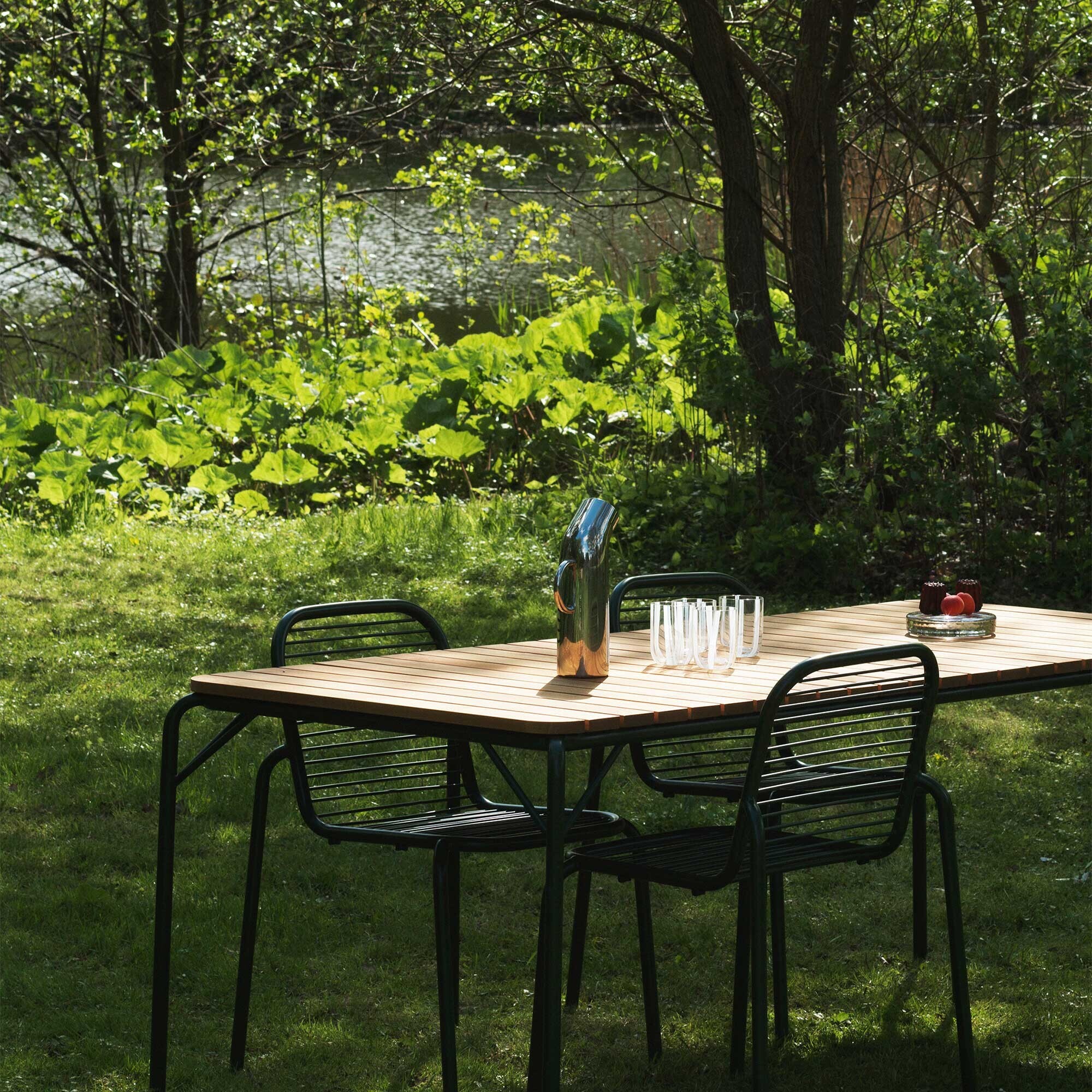 Vig Outdoor Table Wood 90x200cm