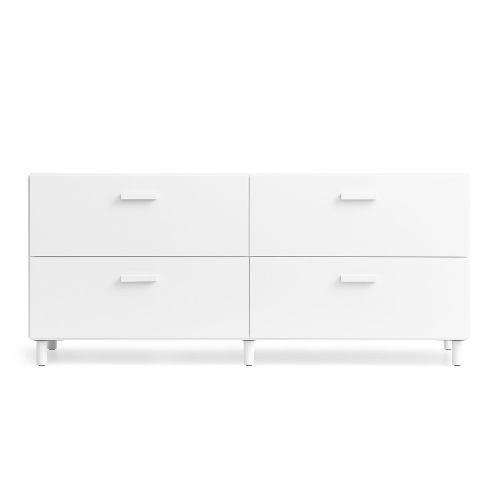 Relief Chest of Drawers Low with Legs 123x46.6cm