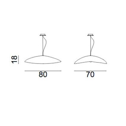 Silver 95 Suspension Lamp