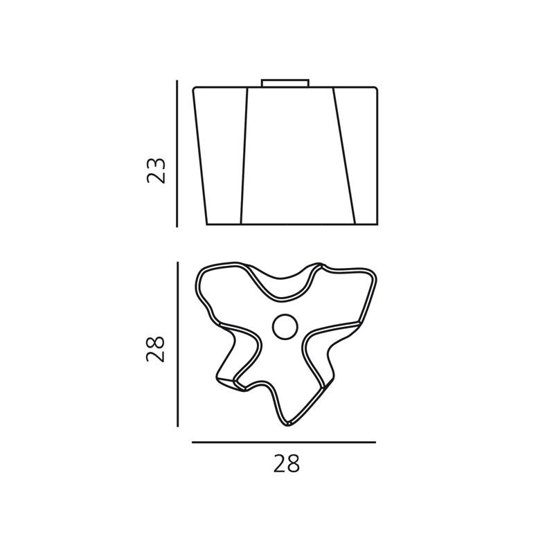 Logico Soffitto Mini Singola Ceiling Lamp