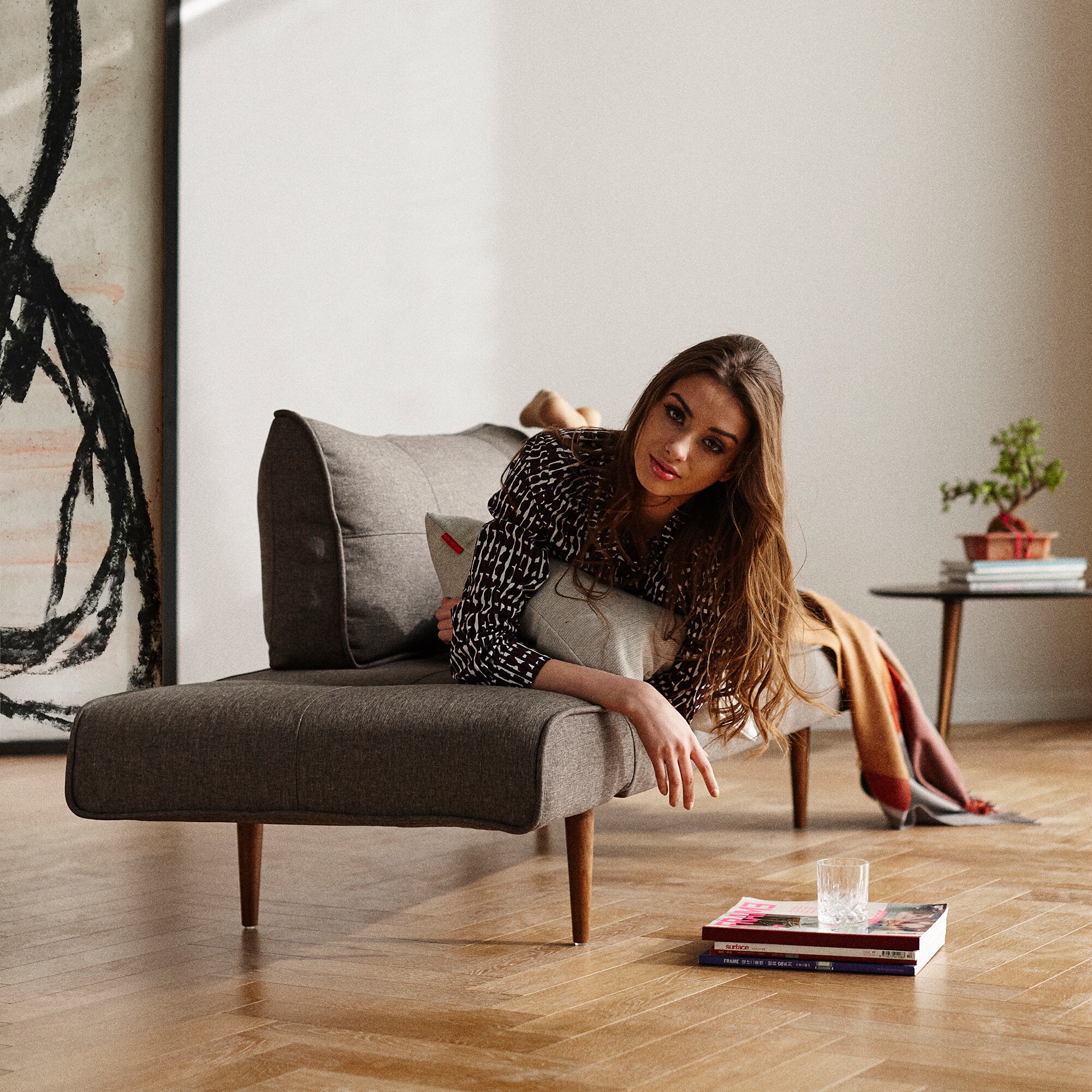 Zeal Styletto Sofa Bed 200x72cm