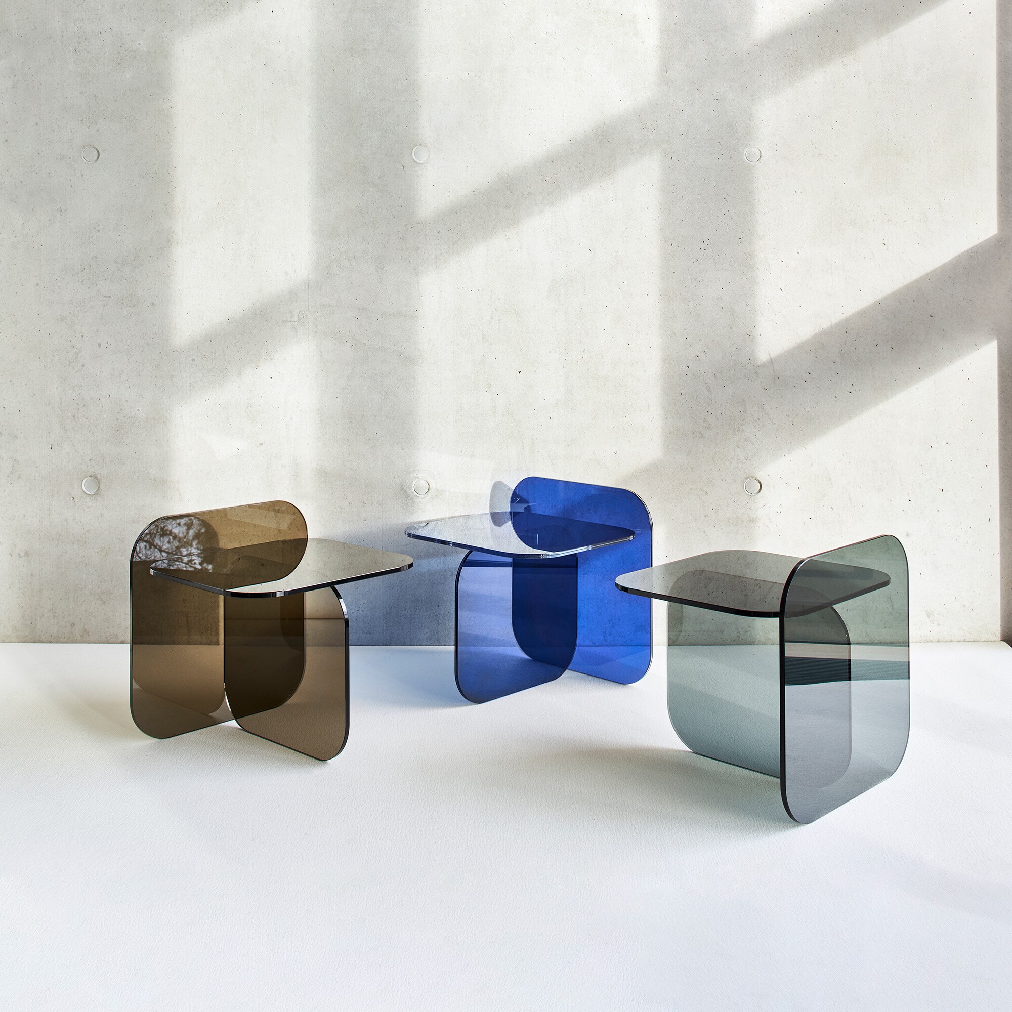 Sol Side Table Parsol Glass