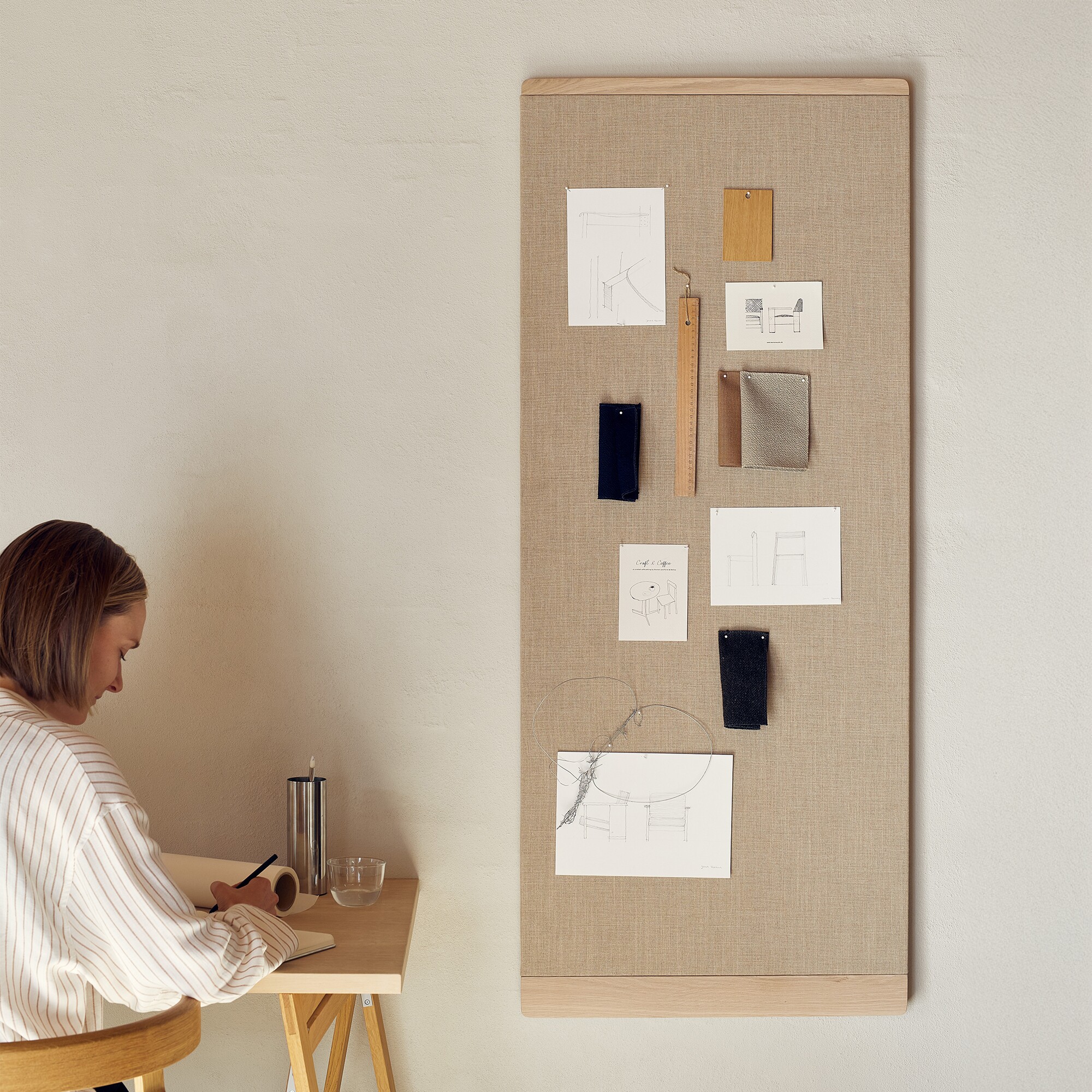 Rim Pin Board 60x145cm