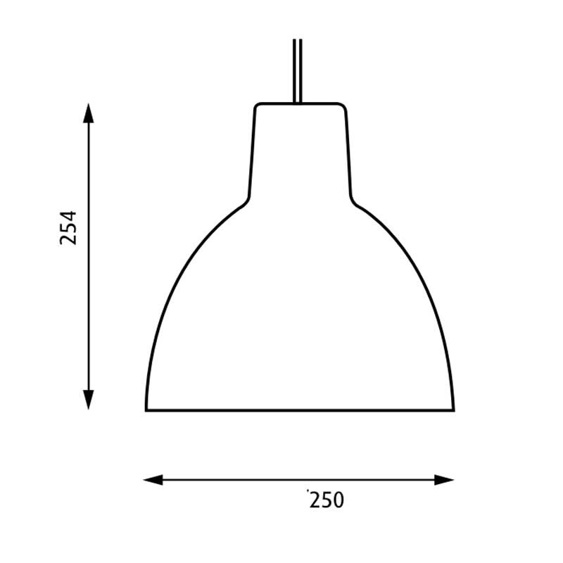Toldbod 250 Suspension Lamp