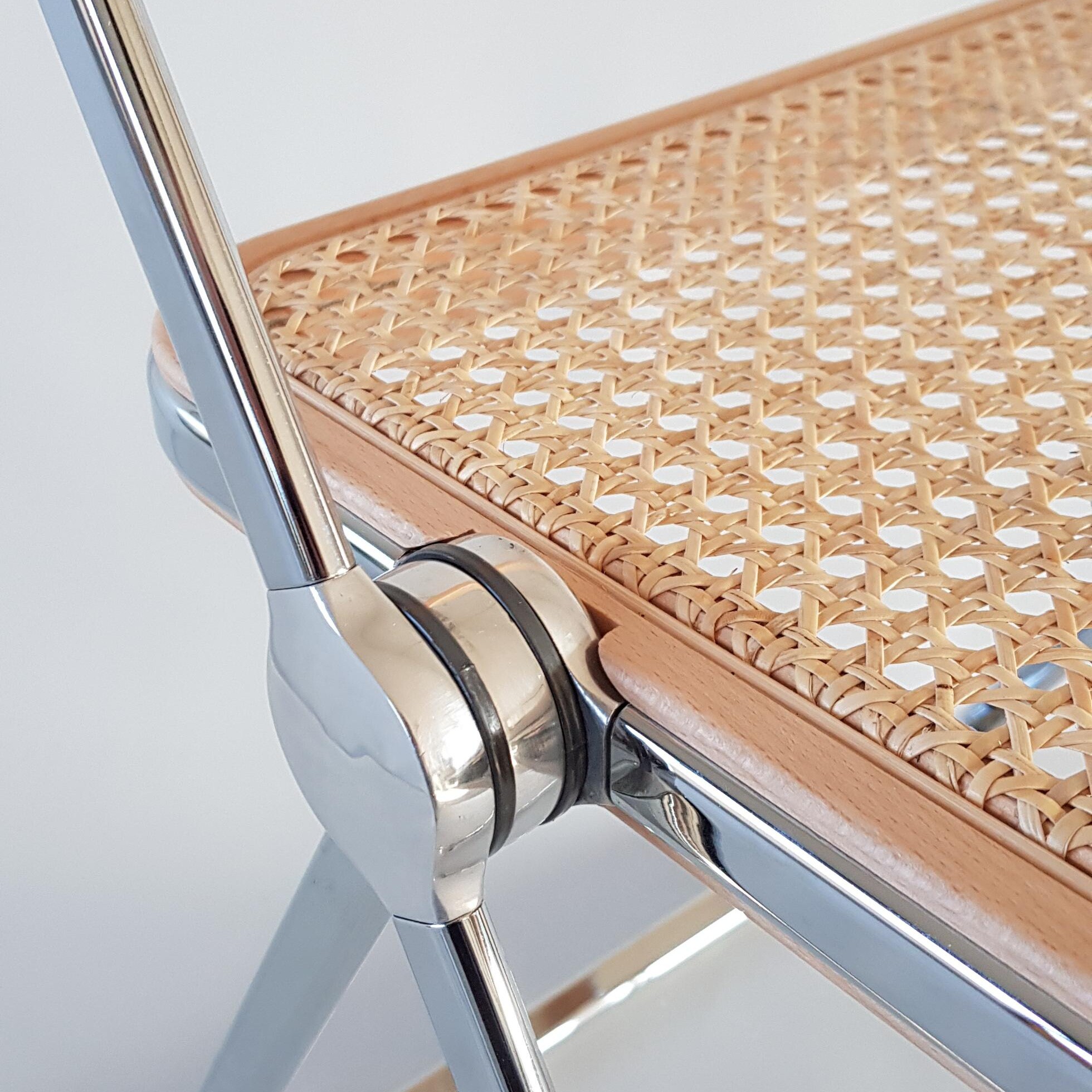 Plia Cane Folding Chair