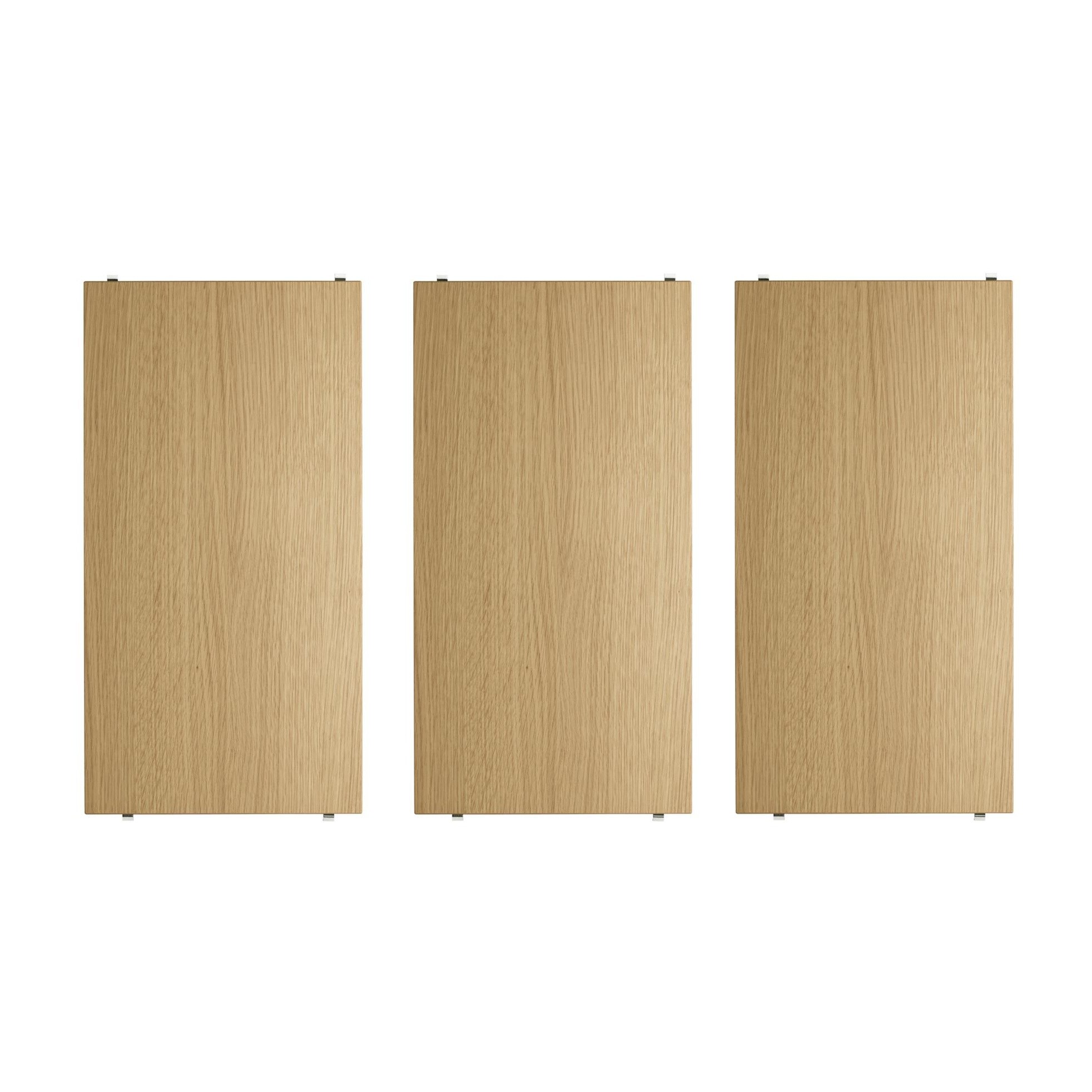 String System Shelves Set Of 3 58x30cm