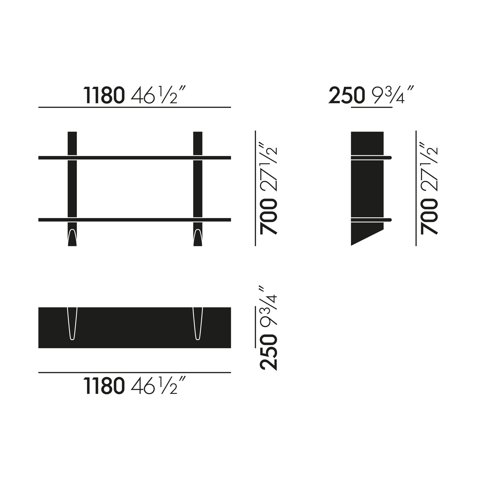 Rayonnage Wall Shelf