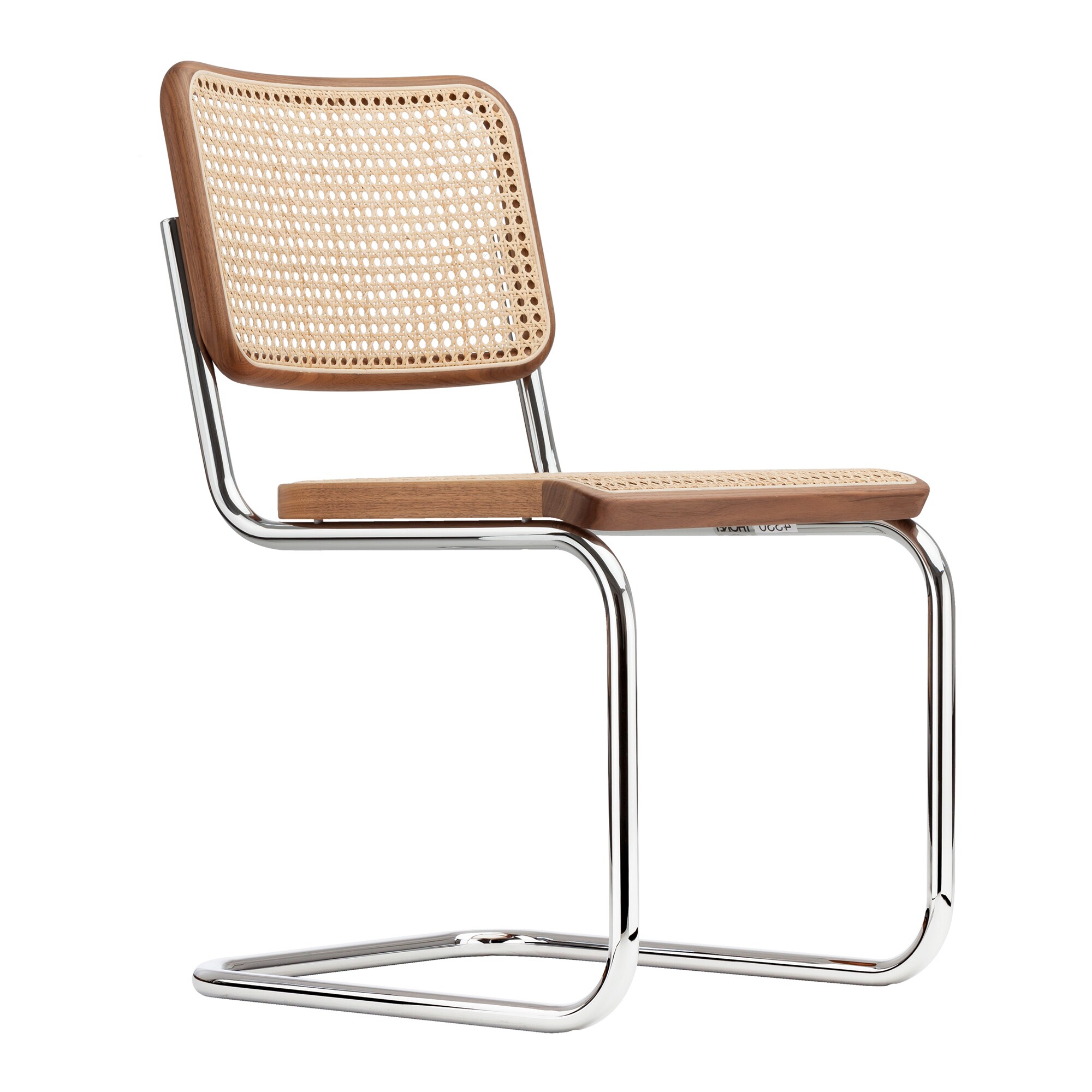 S 32 V Pure Materials Cantilever Chair with Wickerwork
