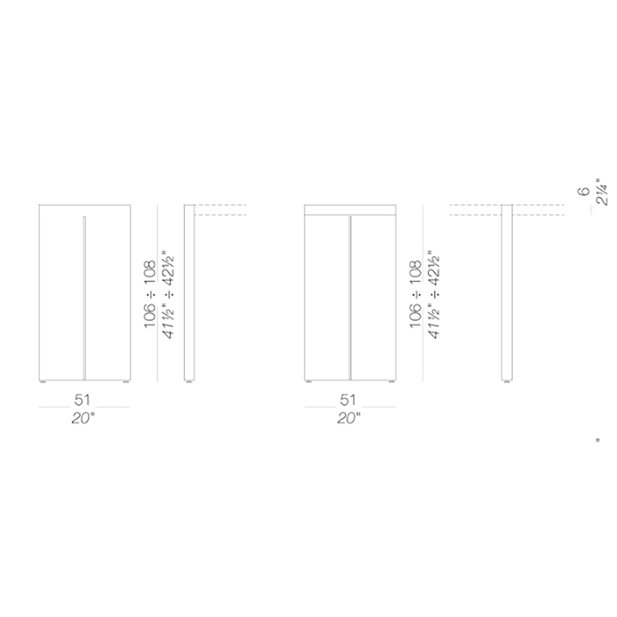 Panco High Table 106-108cm