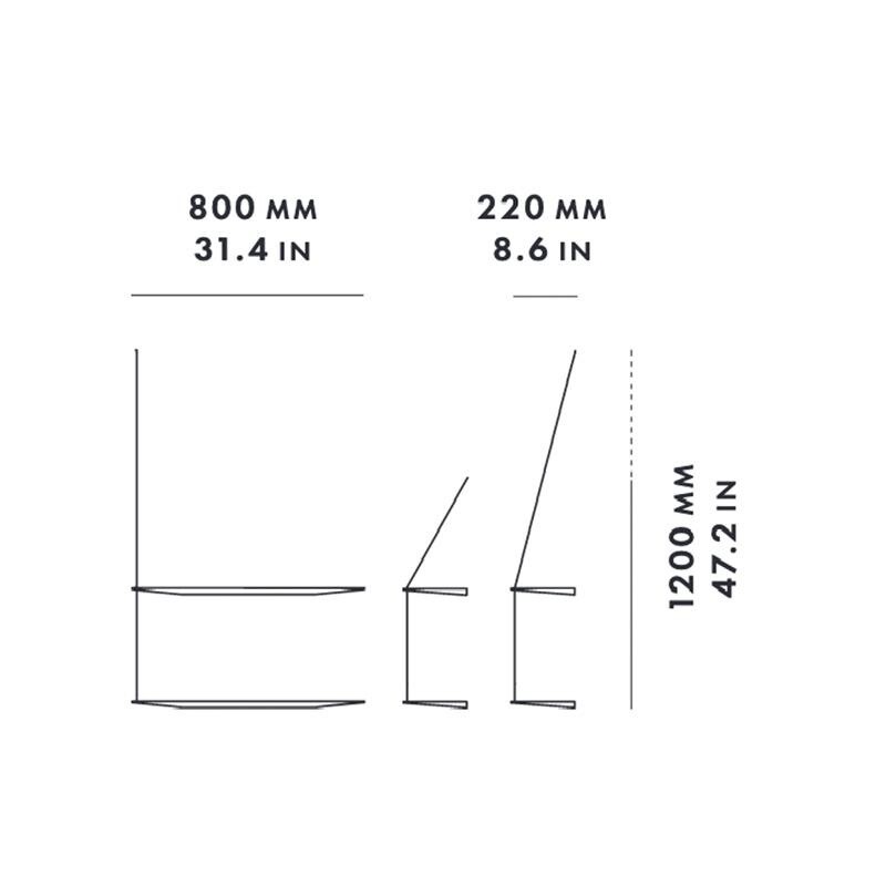 Stedge Wall Shelf 80cm