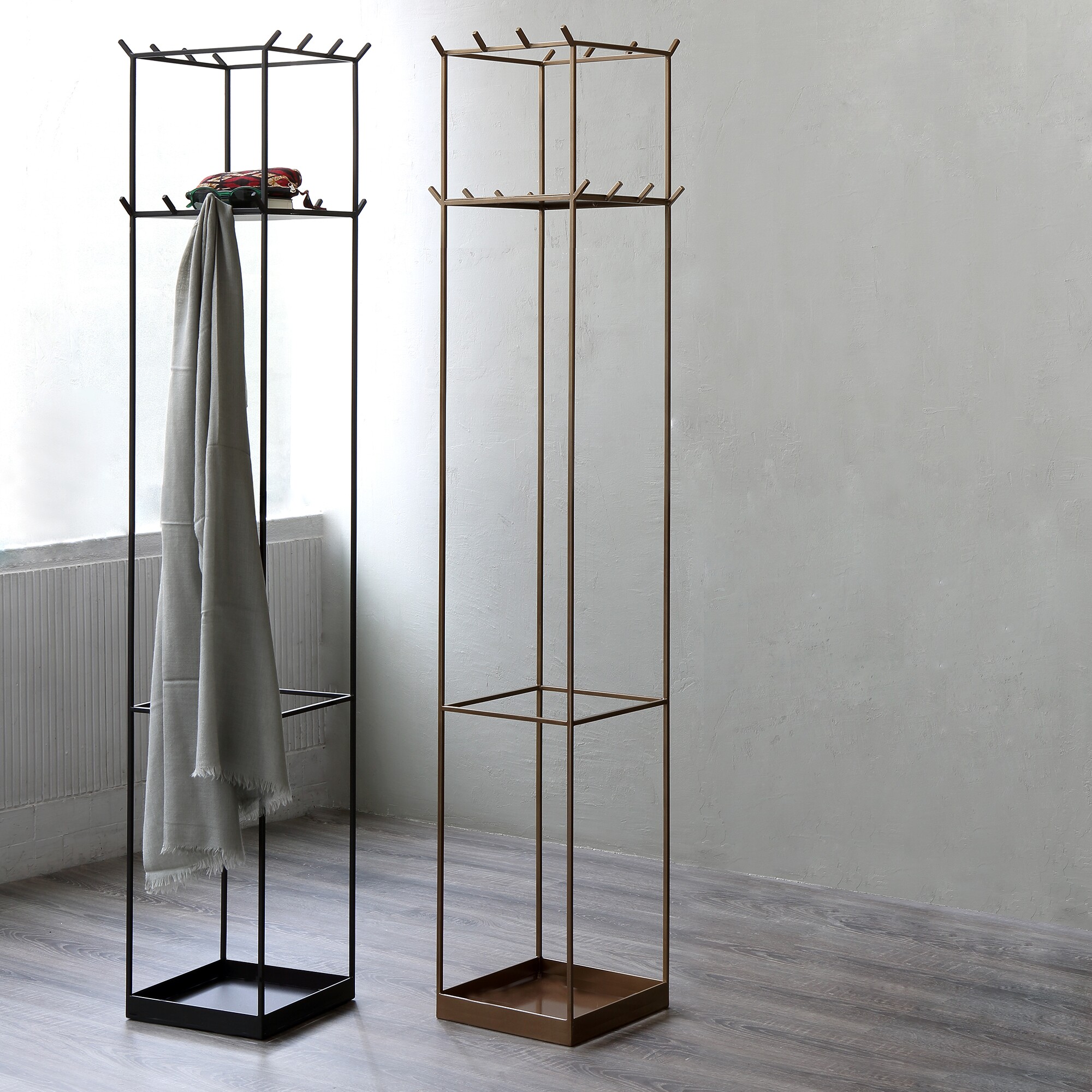Slim Irony Coatstand 34x34x169cm