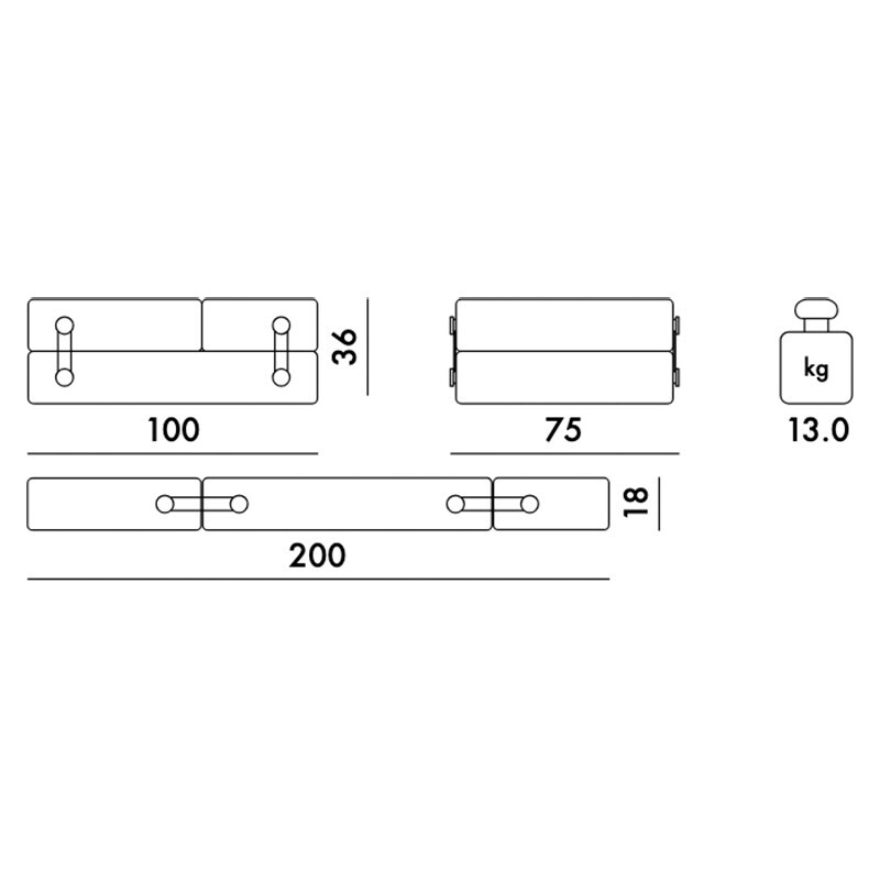 Trix Liberty Outdoor Lounger Foldable