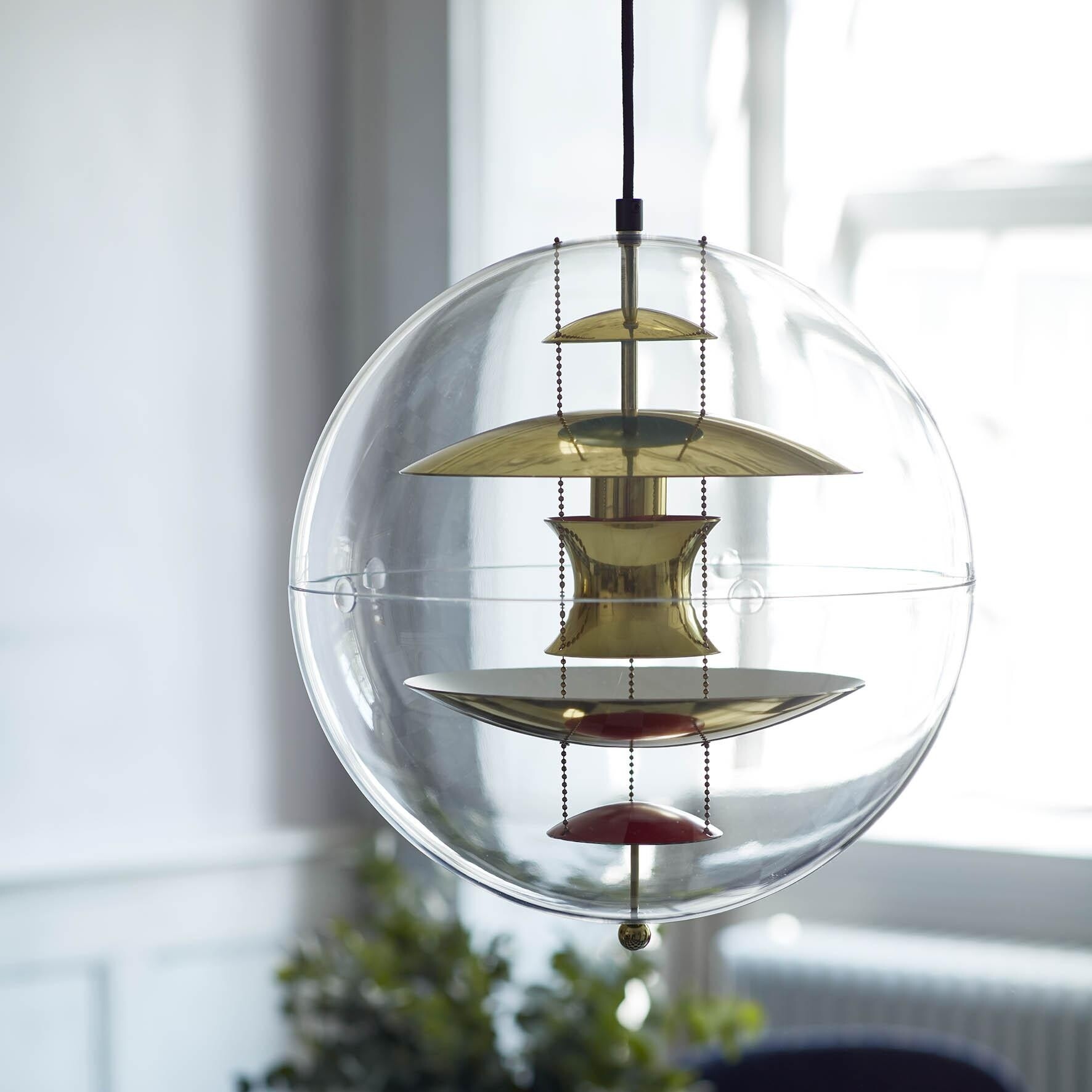 VP Globe Brass Suspension Lamp