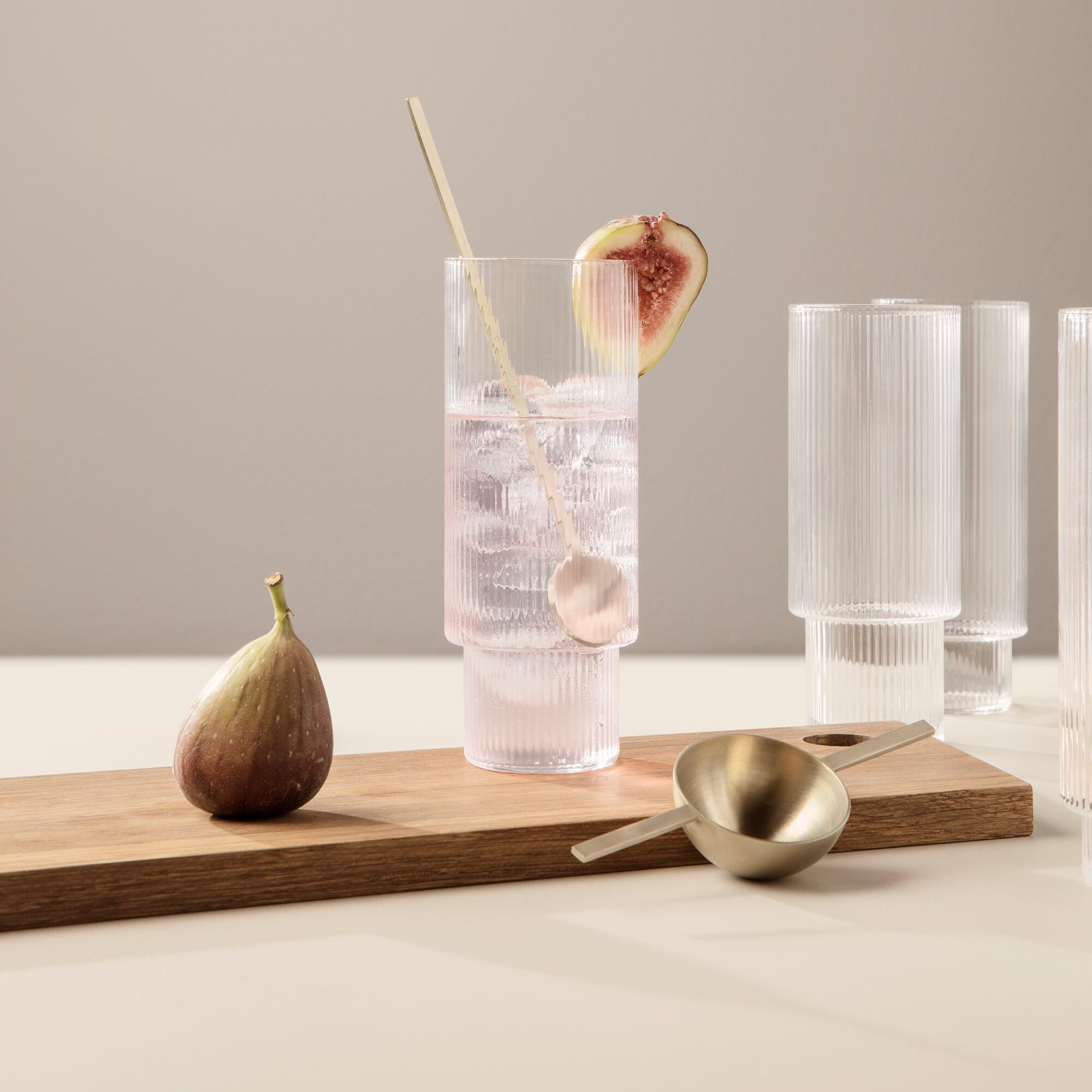 Ripple Longdrink Glass Set of 4