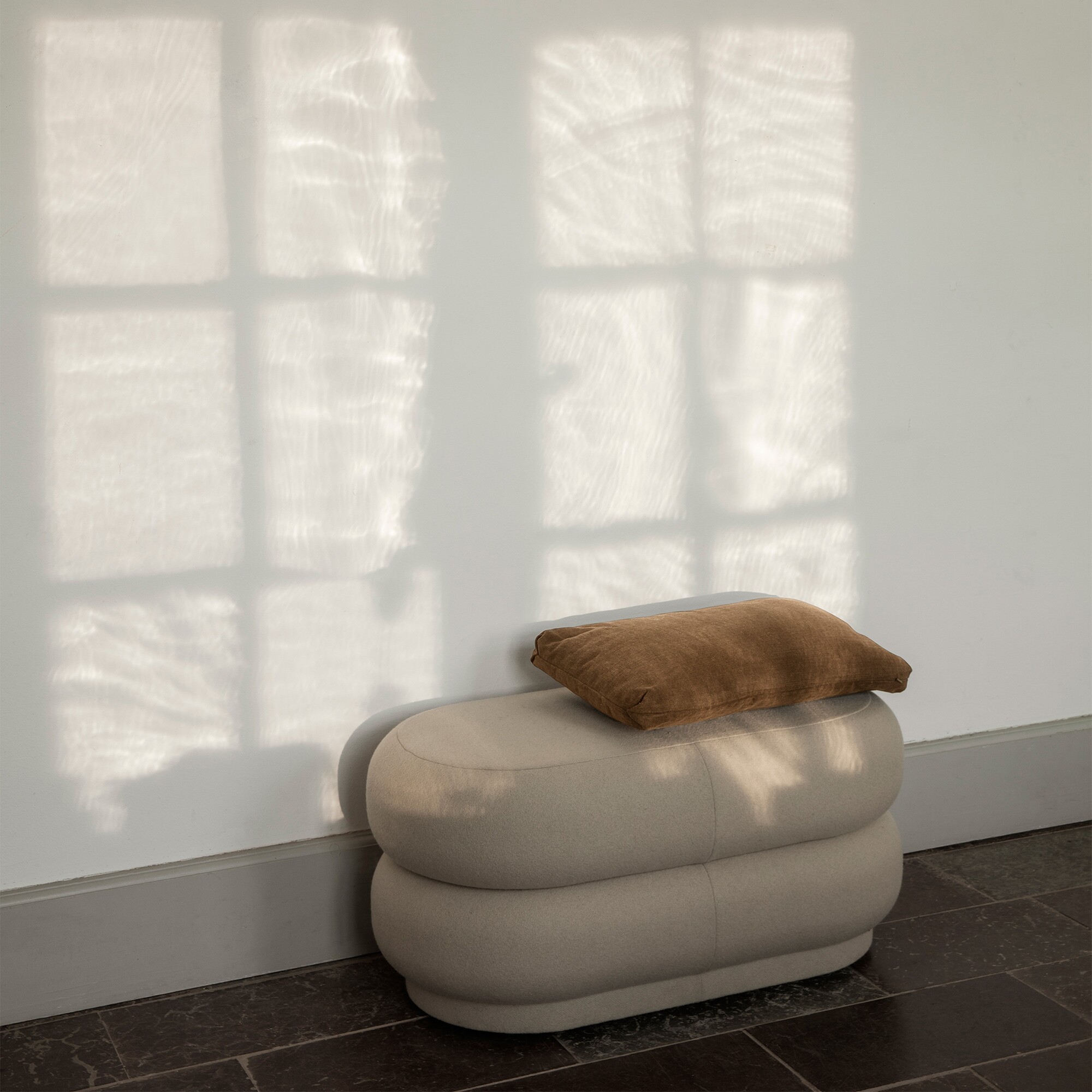 Pouf Oval with 2 Levels