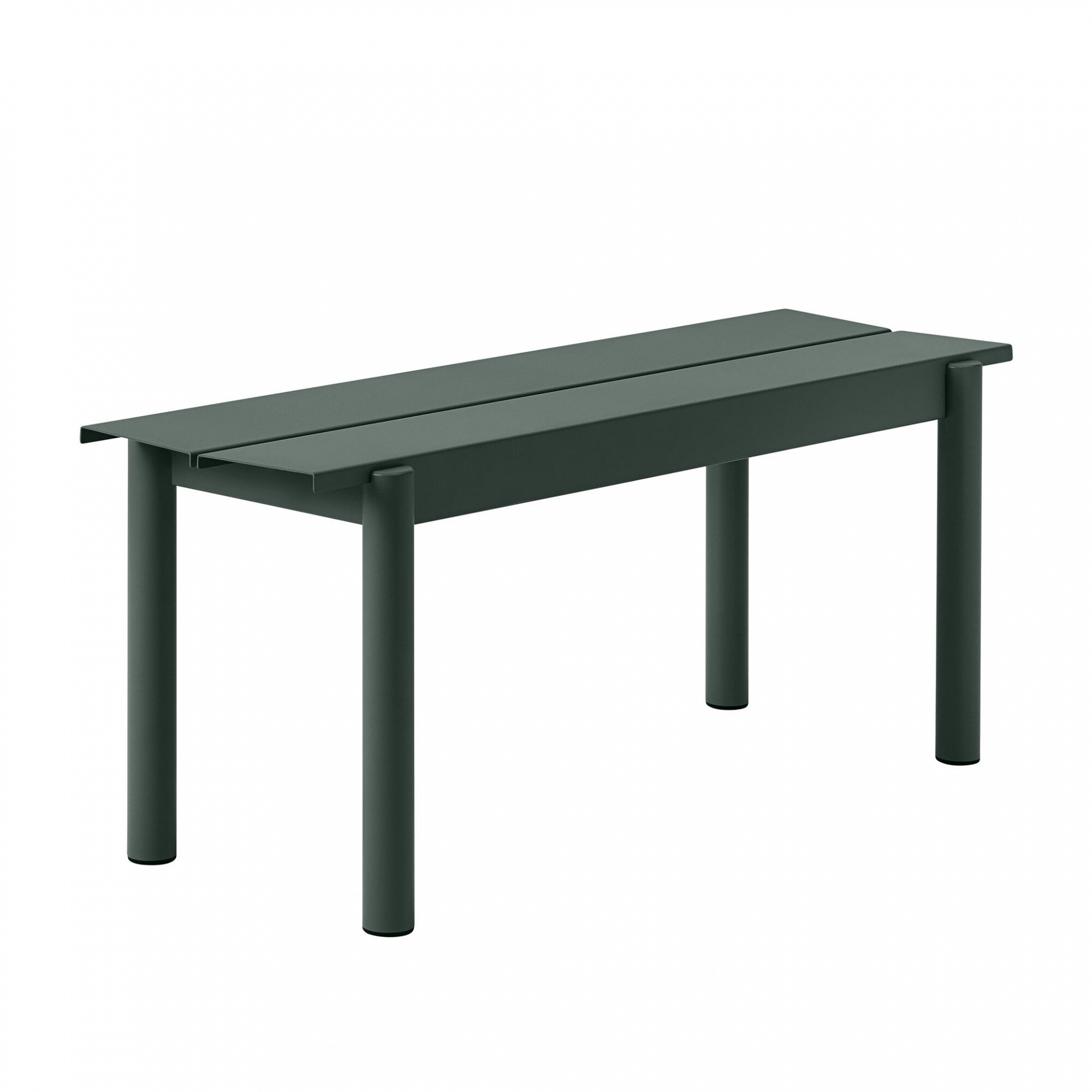 Linear Steel Outdoor Bench 110cm