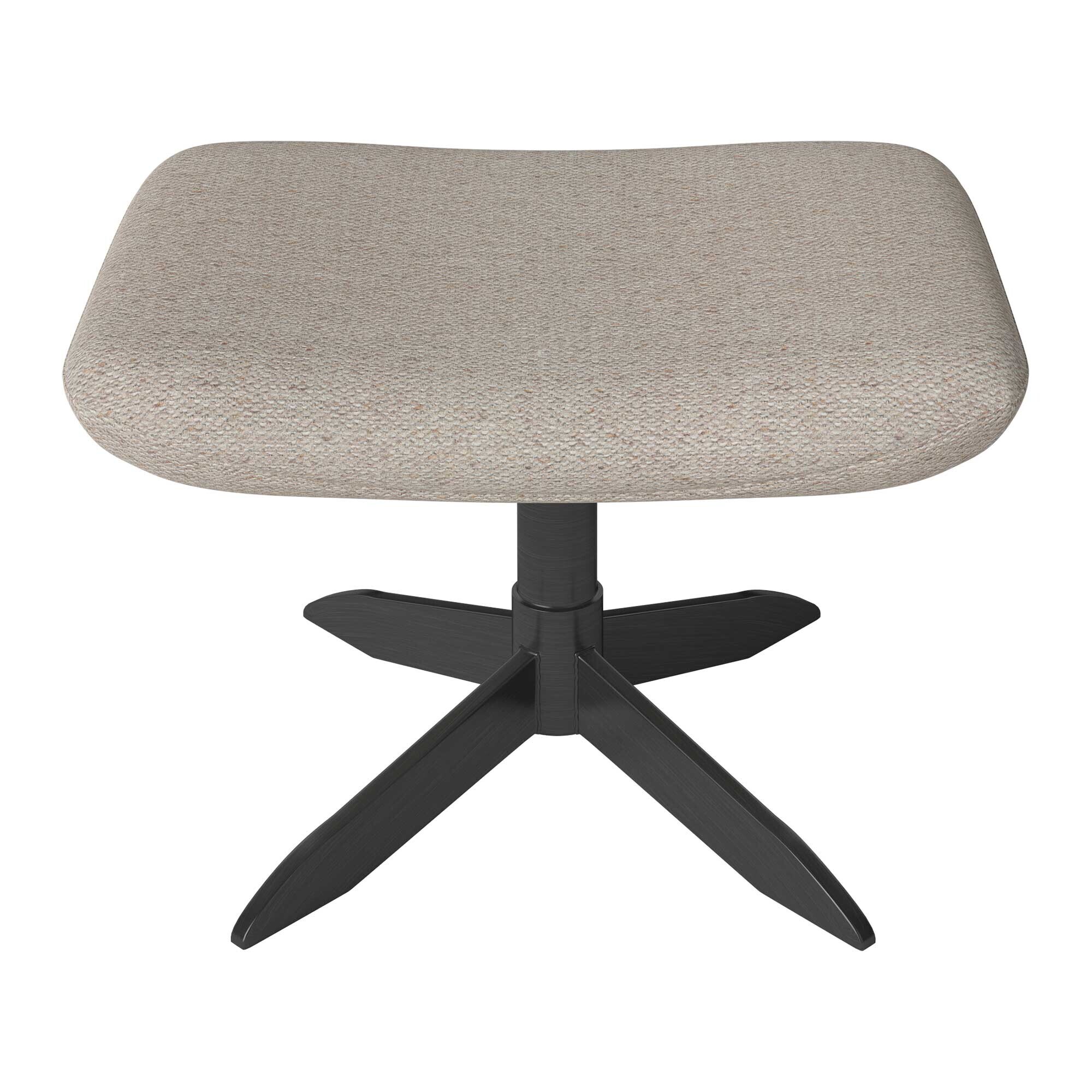 Saga Footstool Black Base