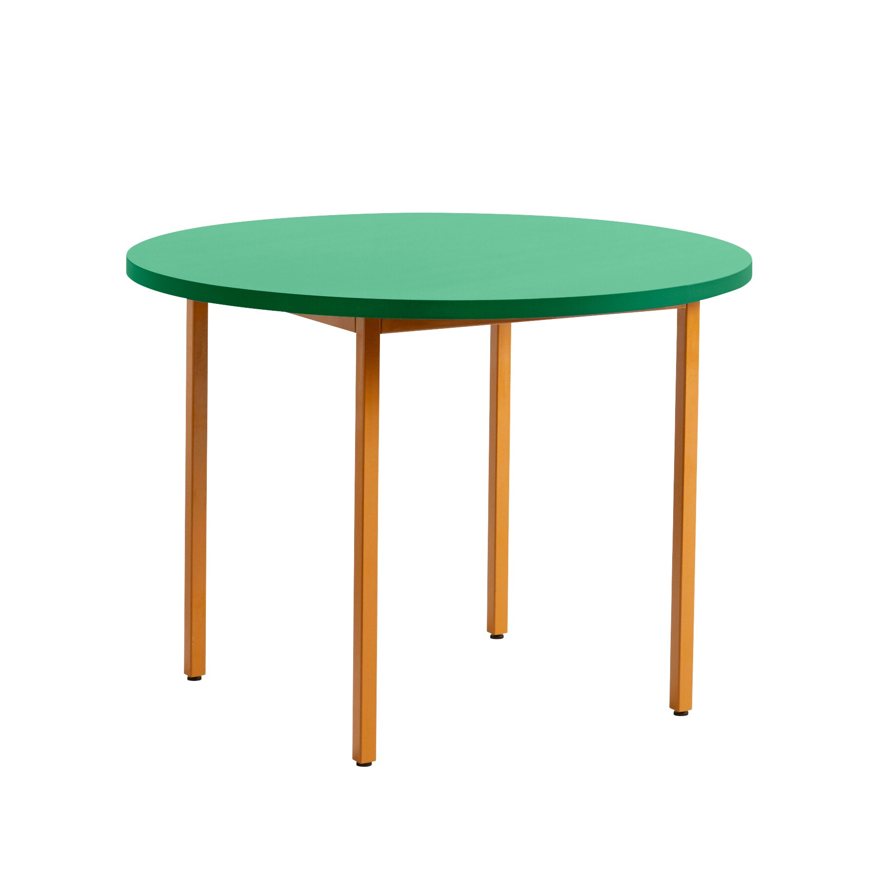 Two-Colour Dining Table Base Ochre Ø105cm
