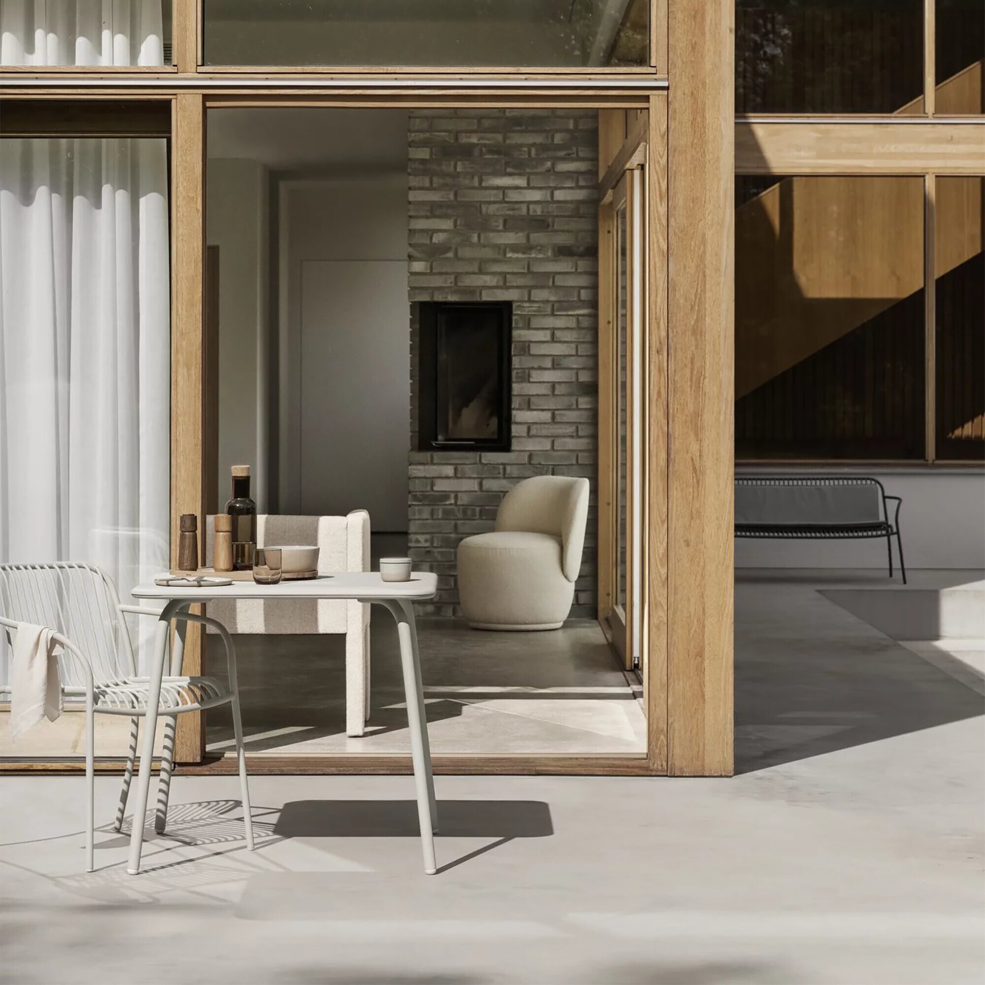 Yua Wire Outdoor Armchair Set of 2