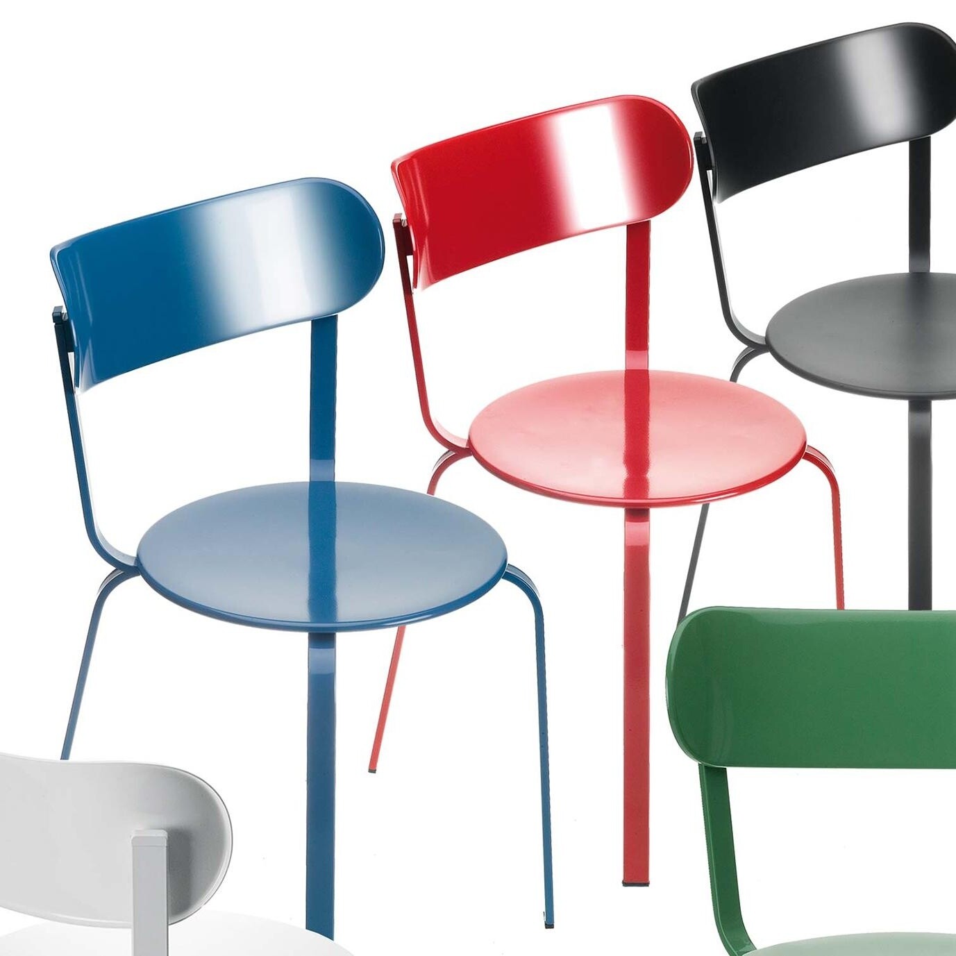 Stil S48 Chair Four Leg Frame Stackable