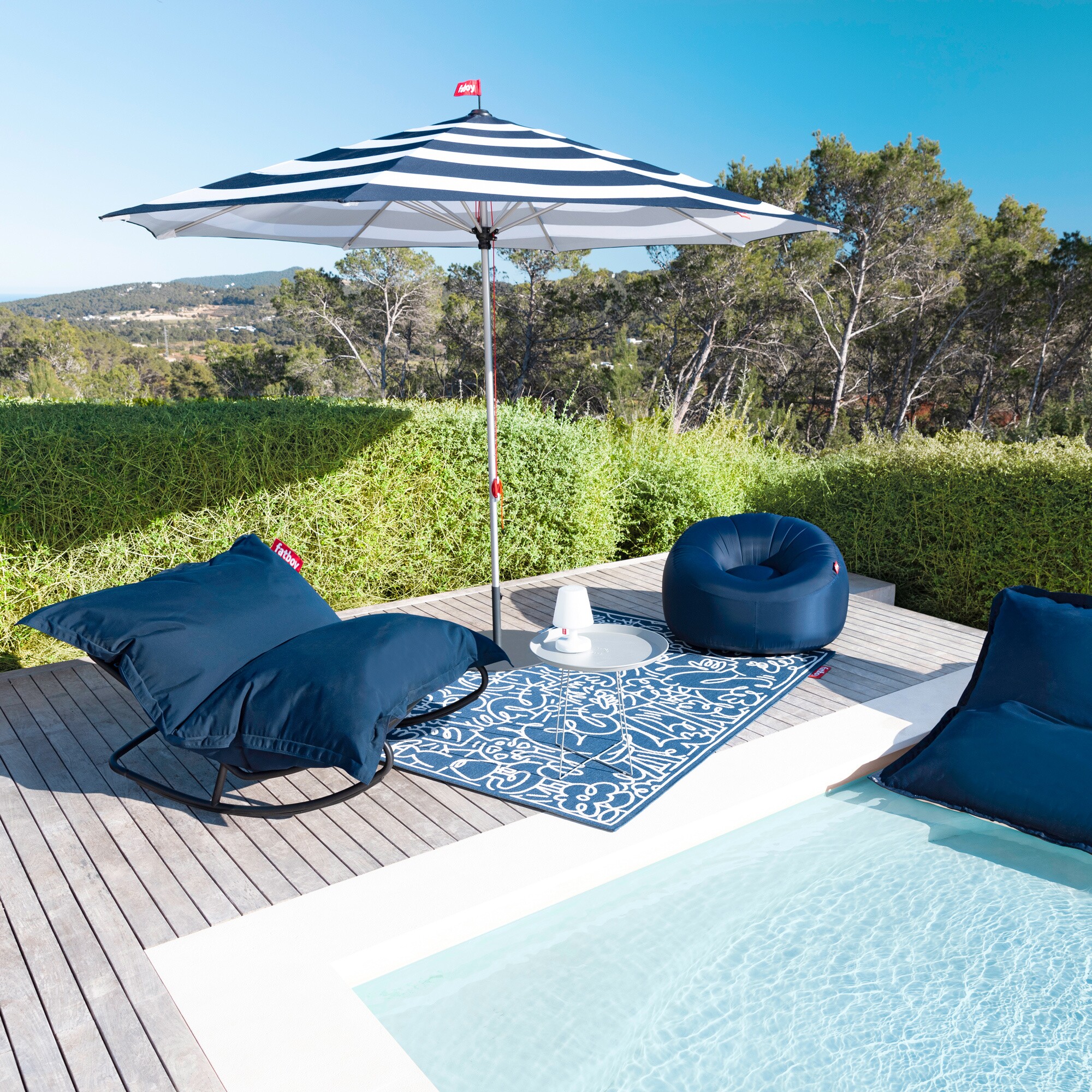 Rock 'n Roll Rocking Chair + Original Outdoor Beanbag