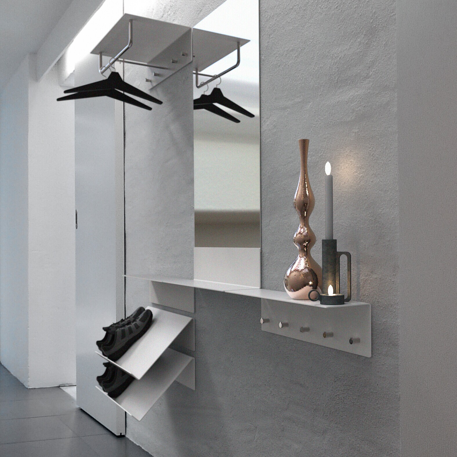 Unu Wall Wardrobe 60x15x15cm