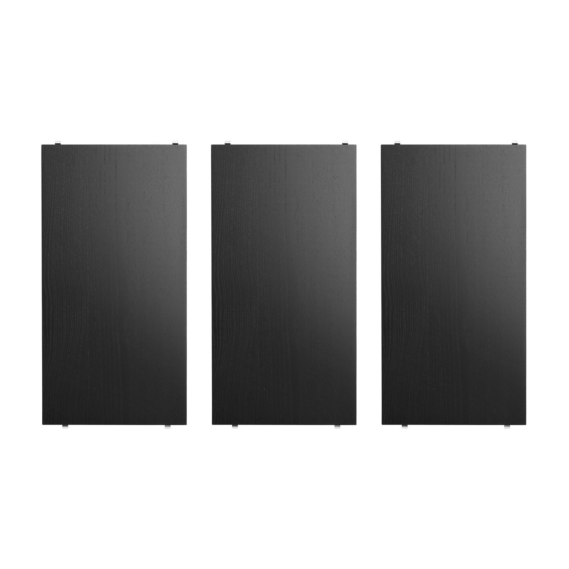 String System Shelves Set Of 3 58x30cm