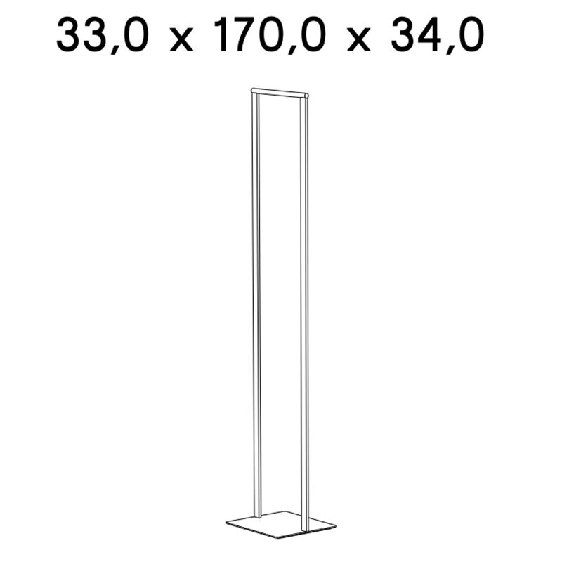 Slim Coatstand W 33cm