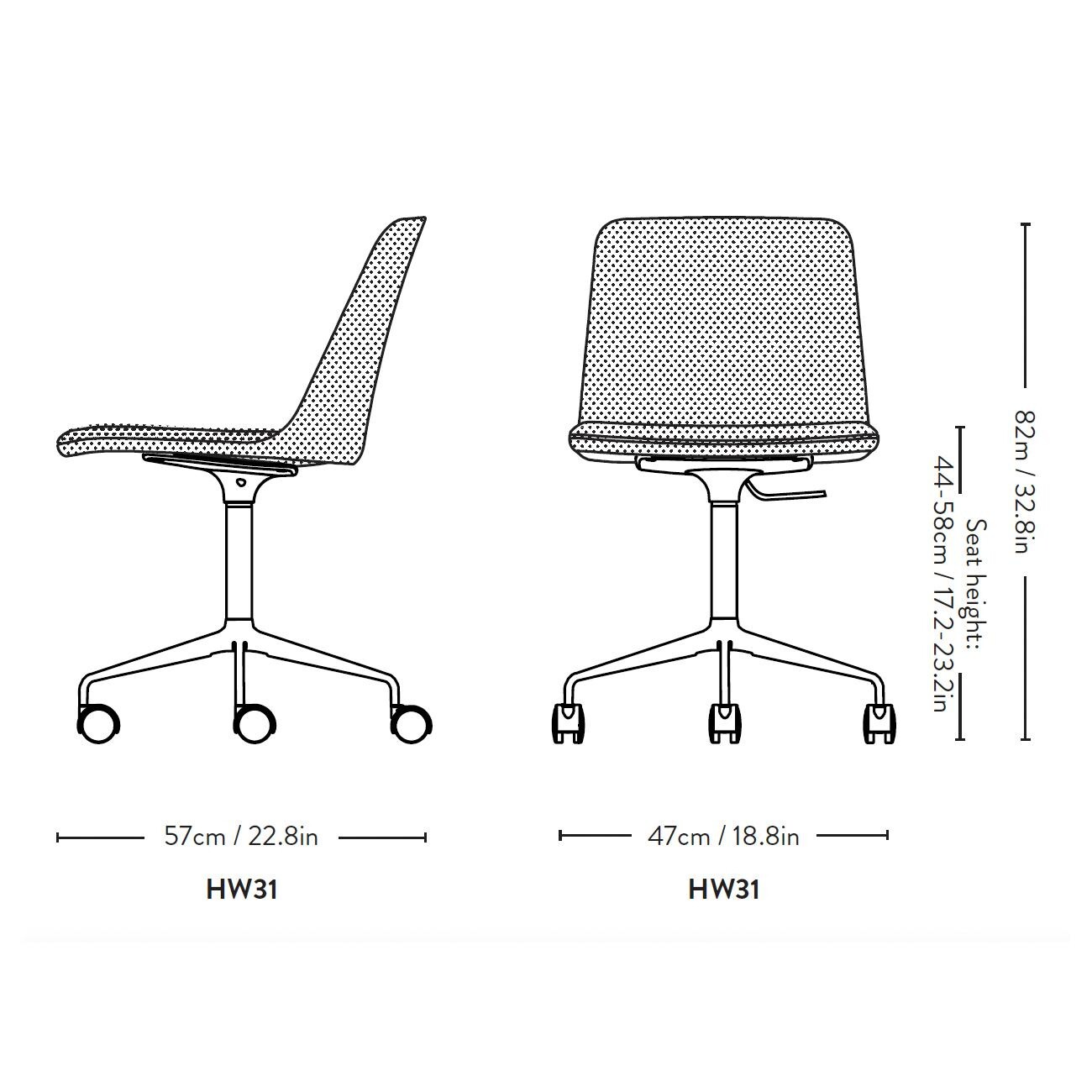 Rely HW31 Office Swivel Chair