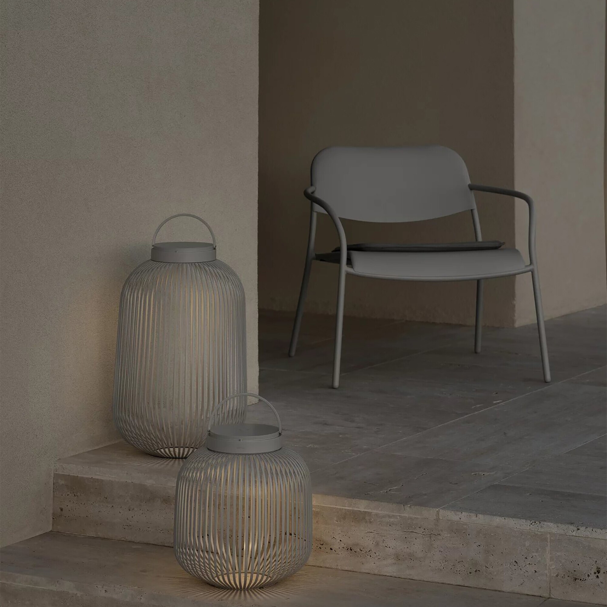 Yua Outdoor Lounge Chair Set of 2