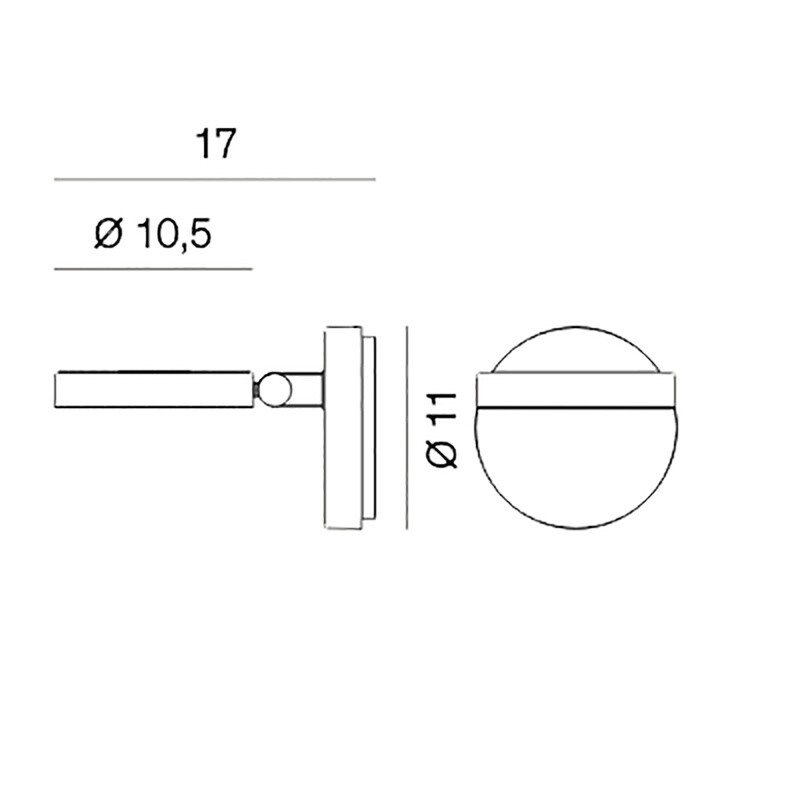 String H0 Dim To Warm LED Wall Lamp