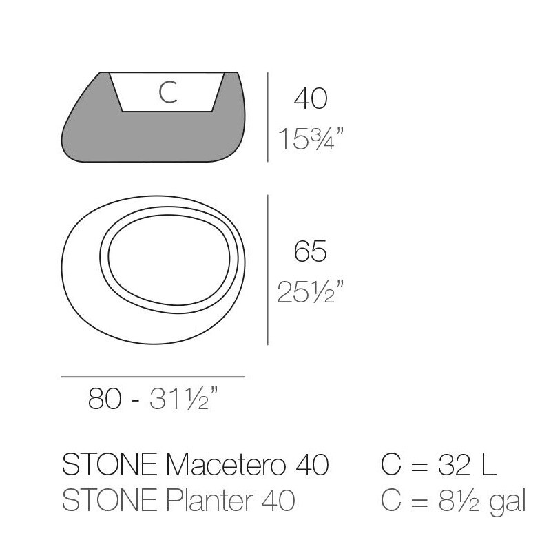 Stone 1 Planter