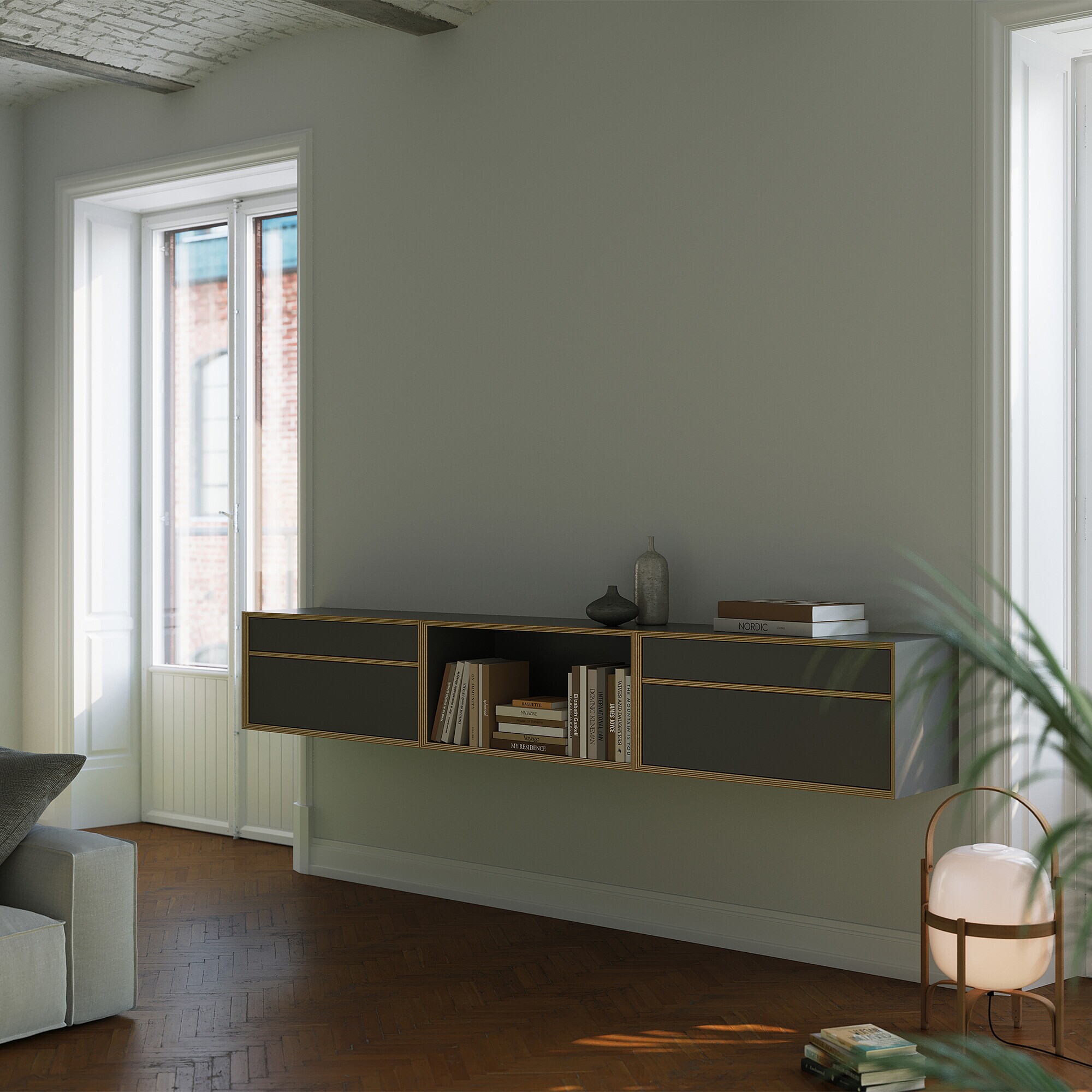 Vertiko Fifteen Shelf Unit with Drawers