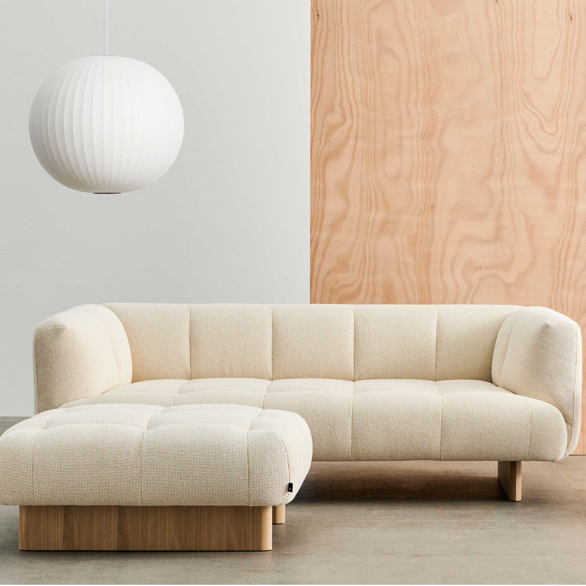 Quilton Lift Ottoman Leather Oak