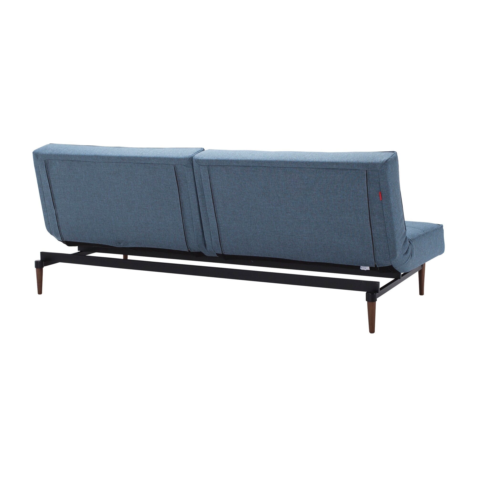 Splitback Styletto Sofa Bed Dark Wood 210x91cm