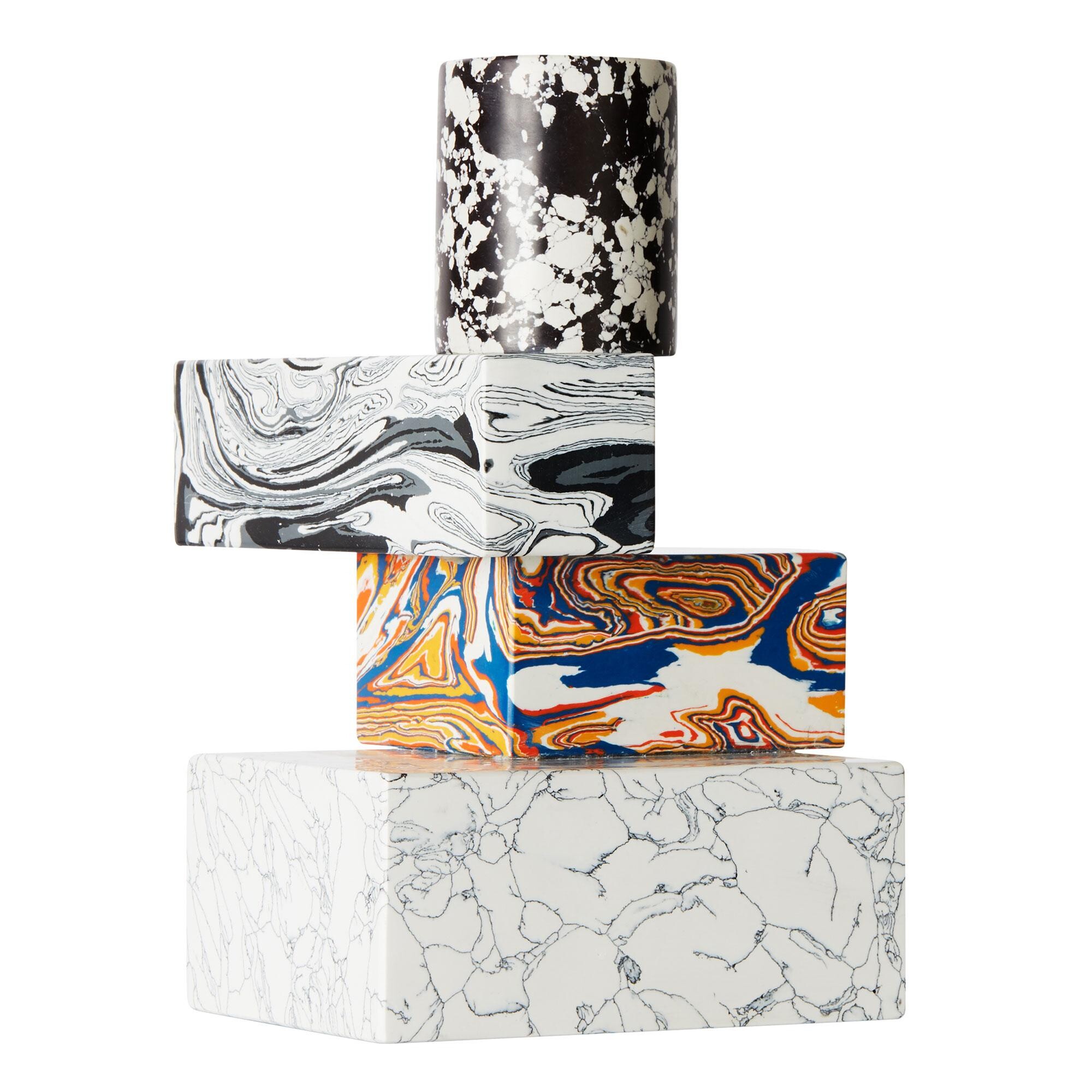 Swirl Candleholder Multi