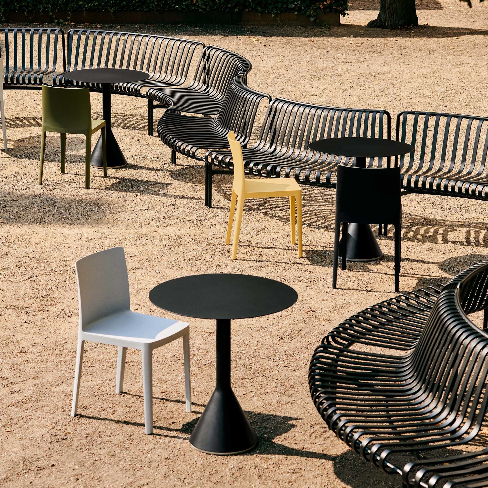 Palissade Dining Park Bench Out/Out Set of 2