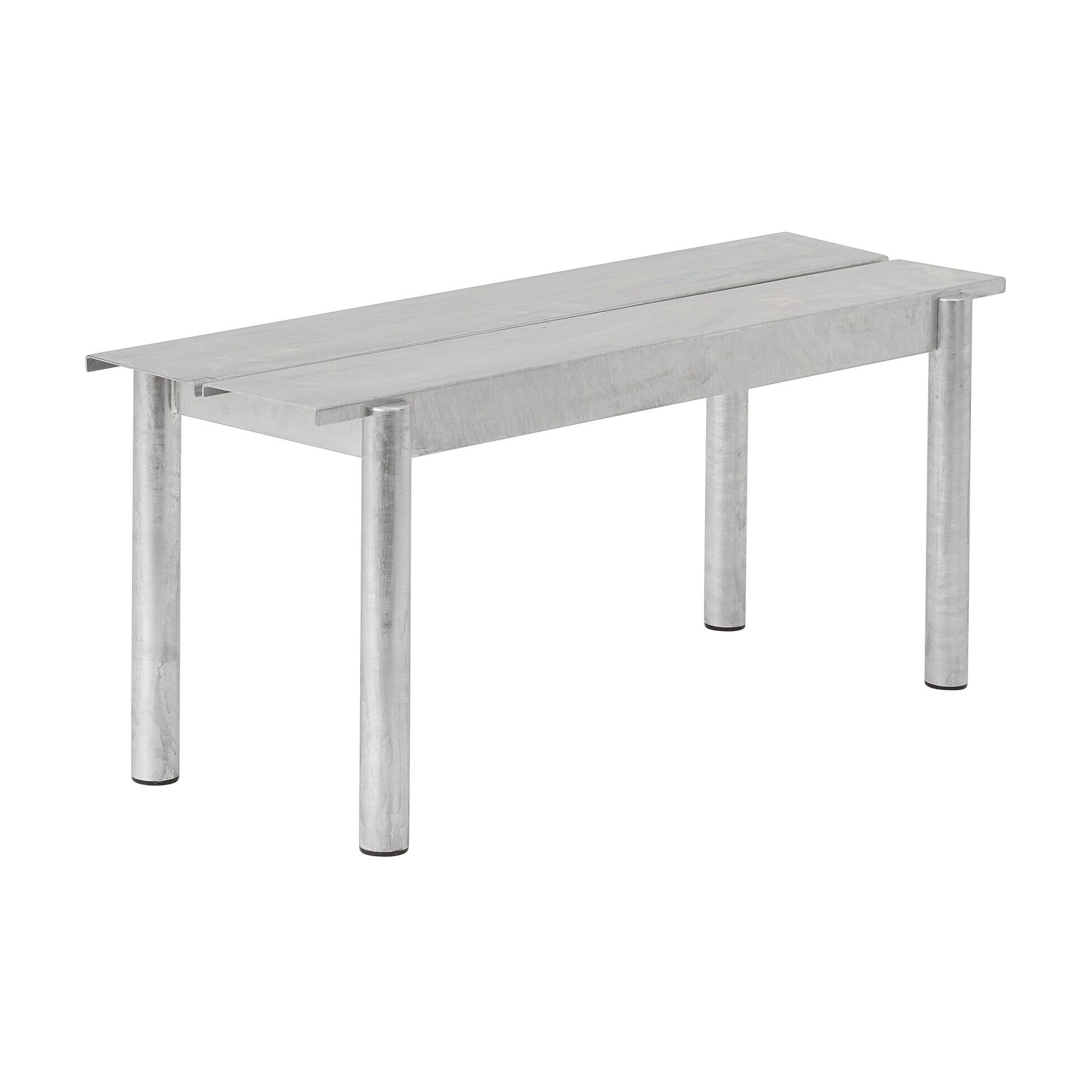Linear Steel Outdoor Bench 110cm