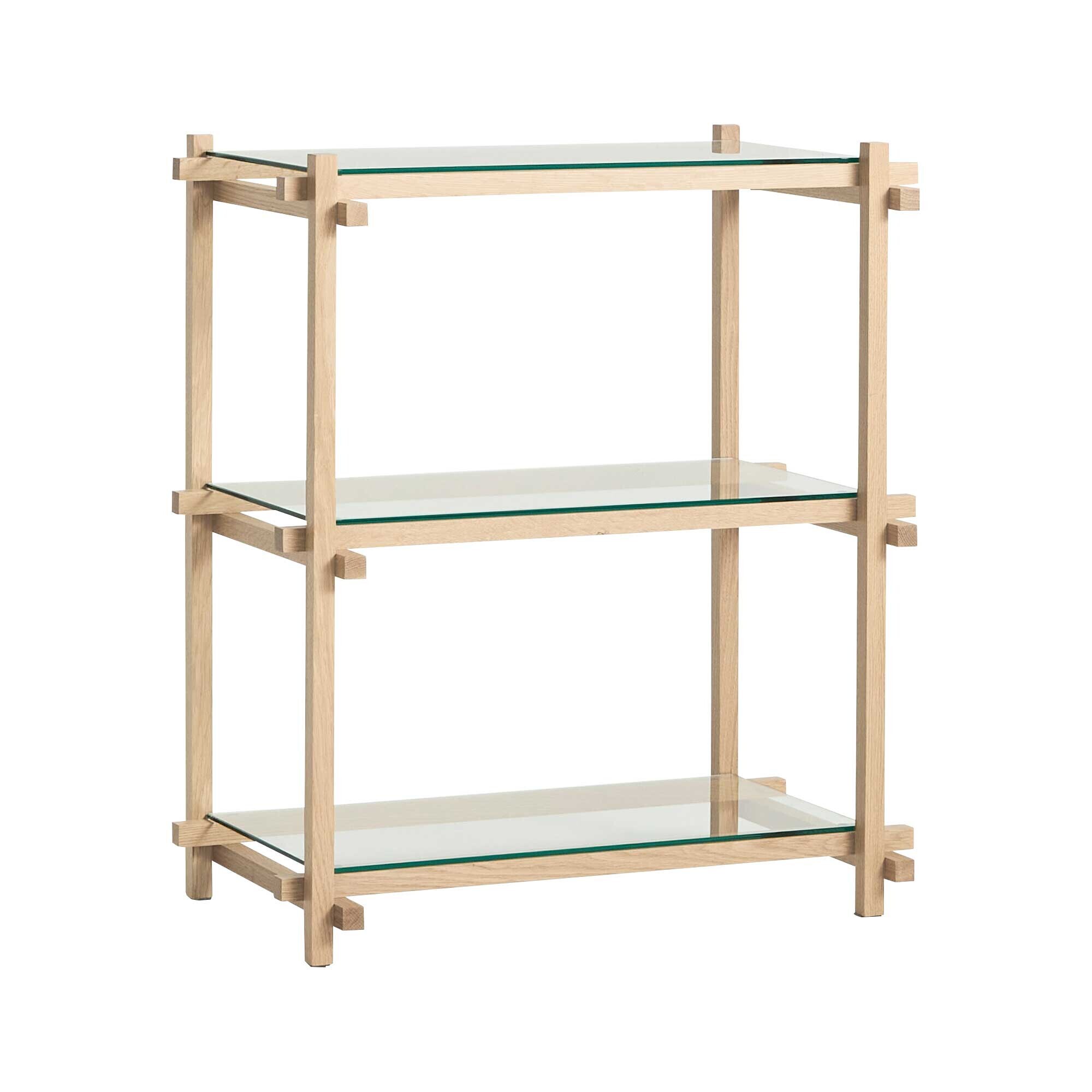 Woody Column Low Glass Shelf