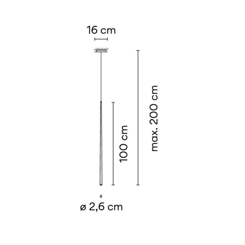Slim 0920 LED Suspension lamp